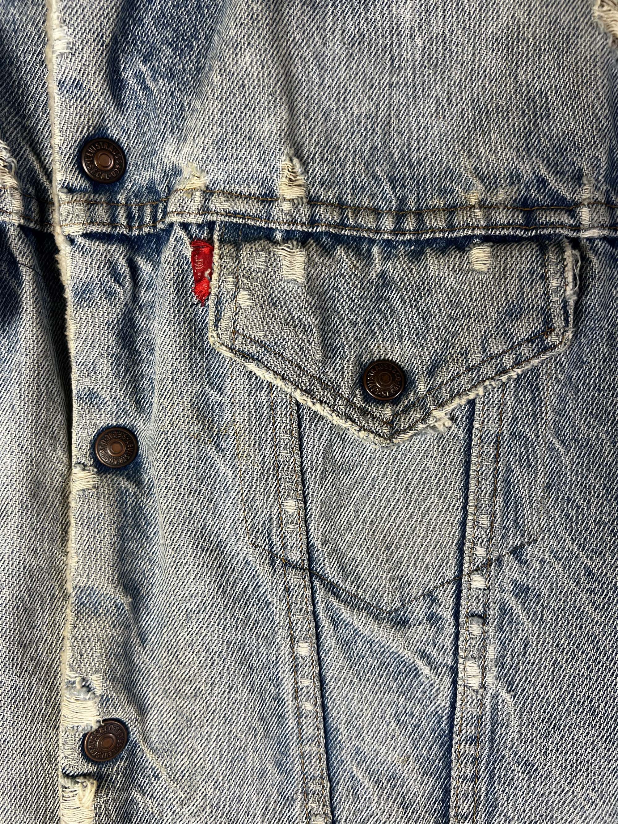 Levi's Vintage Clothing Vintage 1970's Levi's Denim Jacket with Sherpa Lining Size US M / EU 48-50 / 2 - 9 Thumbnail