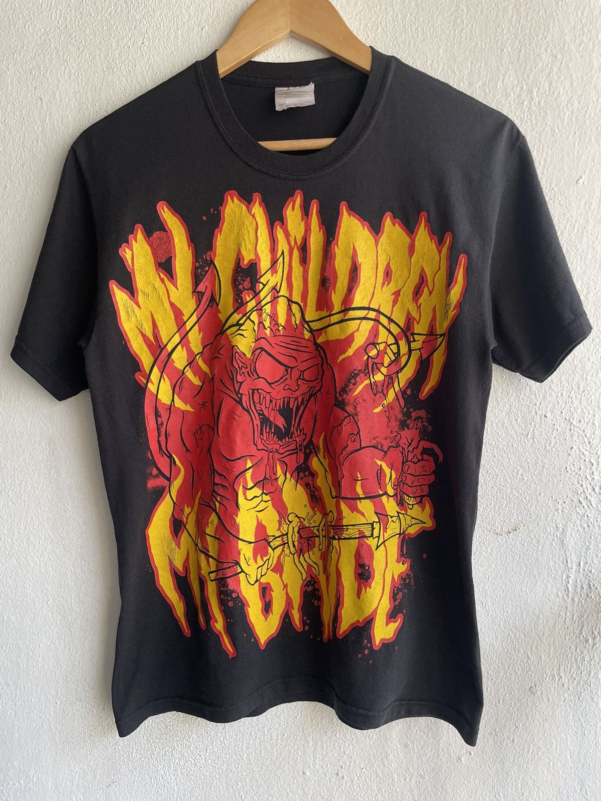 Band Tees 90s Single Stich Tee Mychildren Mybride Mad skeletal Punk Size US S / EU 44-46 / 1 - 2 Thumbnail