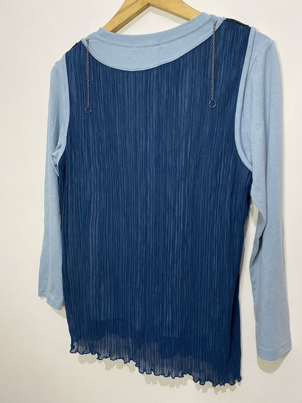 If Six Was Nine × Issey Miyake × Japanese Brand ISSEY MIYAKE STYLE Blouses Calabaza Size L / US 10 / IT 46 - 4 Thumbnail