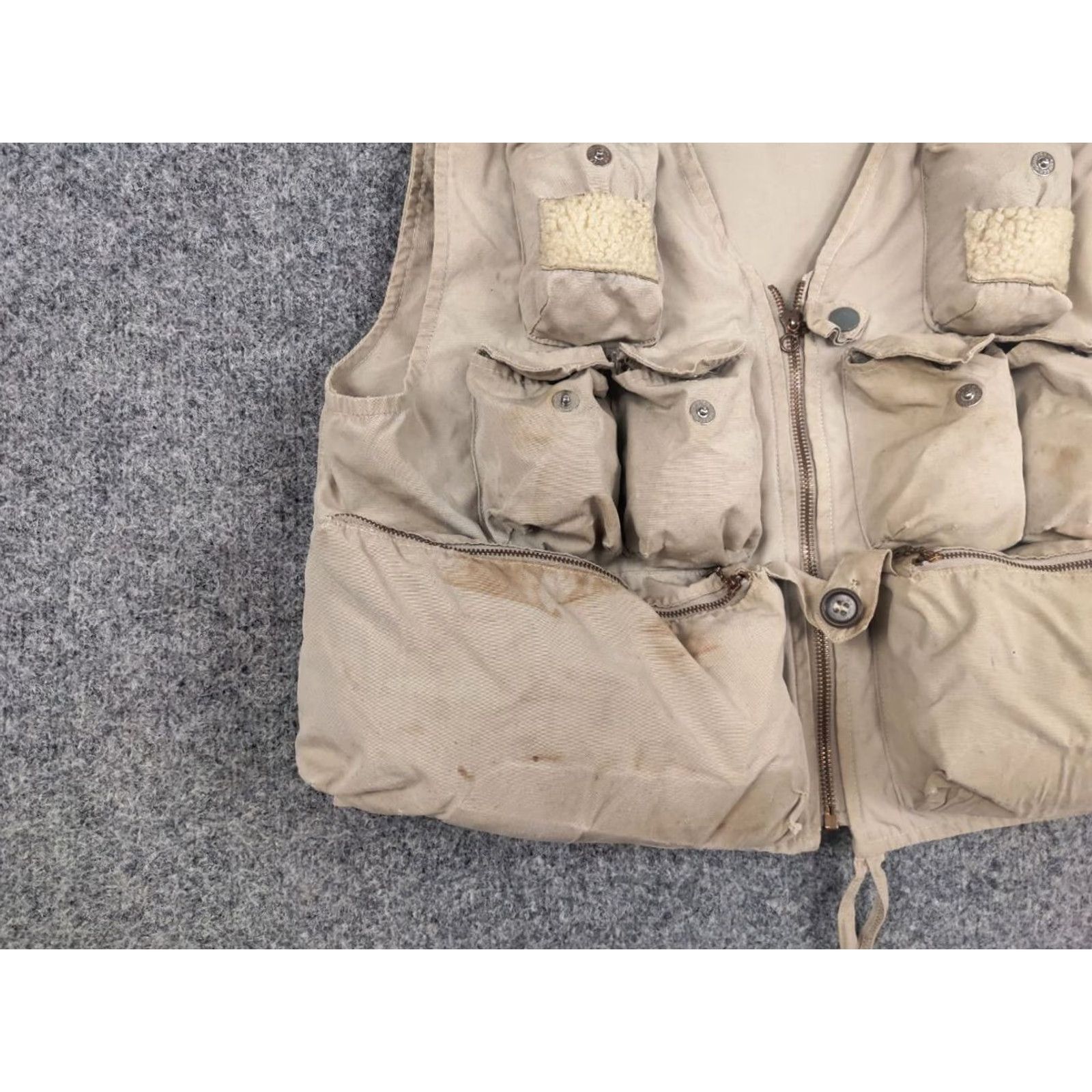 Vintage VINTAGE Masland Tac-L-Pac Fly Hunting Fishing Pockets Vest Shirt Beige 1940s M Gentlemen Outdoors Mens Size US M / EU 48-50 / 2 - 4 Thumbnail