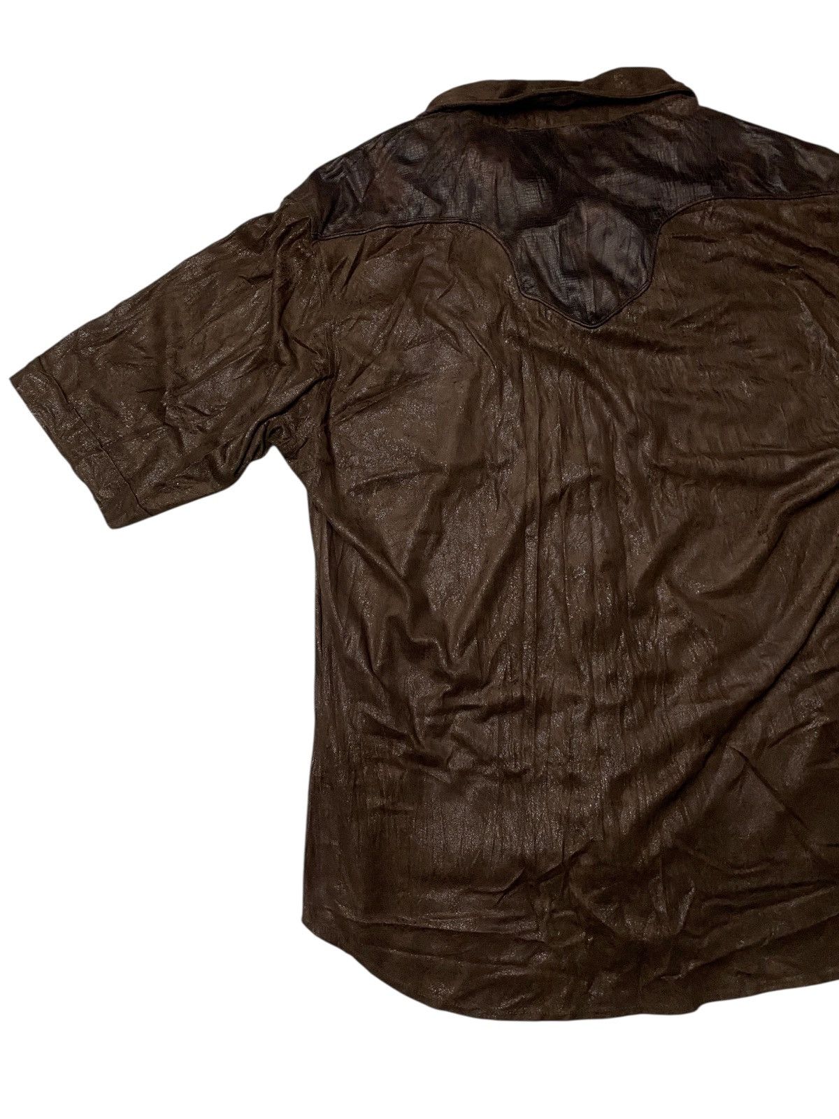 If Six Was Nine 2000's Semantic Design Western Crocodilo Pattern Shirts Size US M / EU 48-50 / 2 - 11 Thumbnail