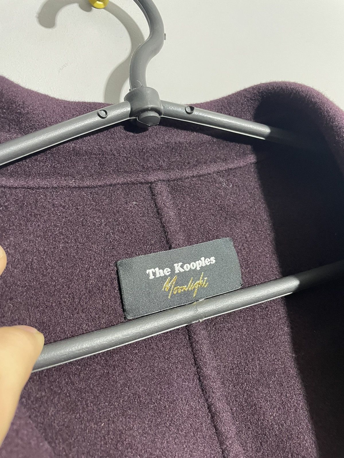 The Kooples The Kooples Burgundy Wool Coat Jacket size 44 Size M / US 6-8 / IT 42-44 - 10 Thumbnail