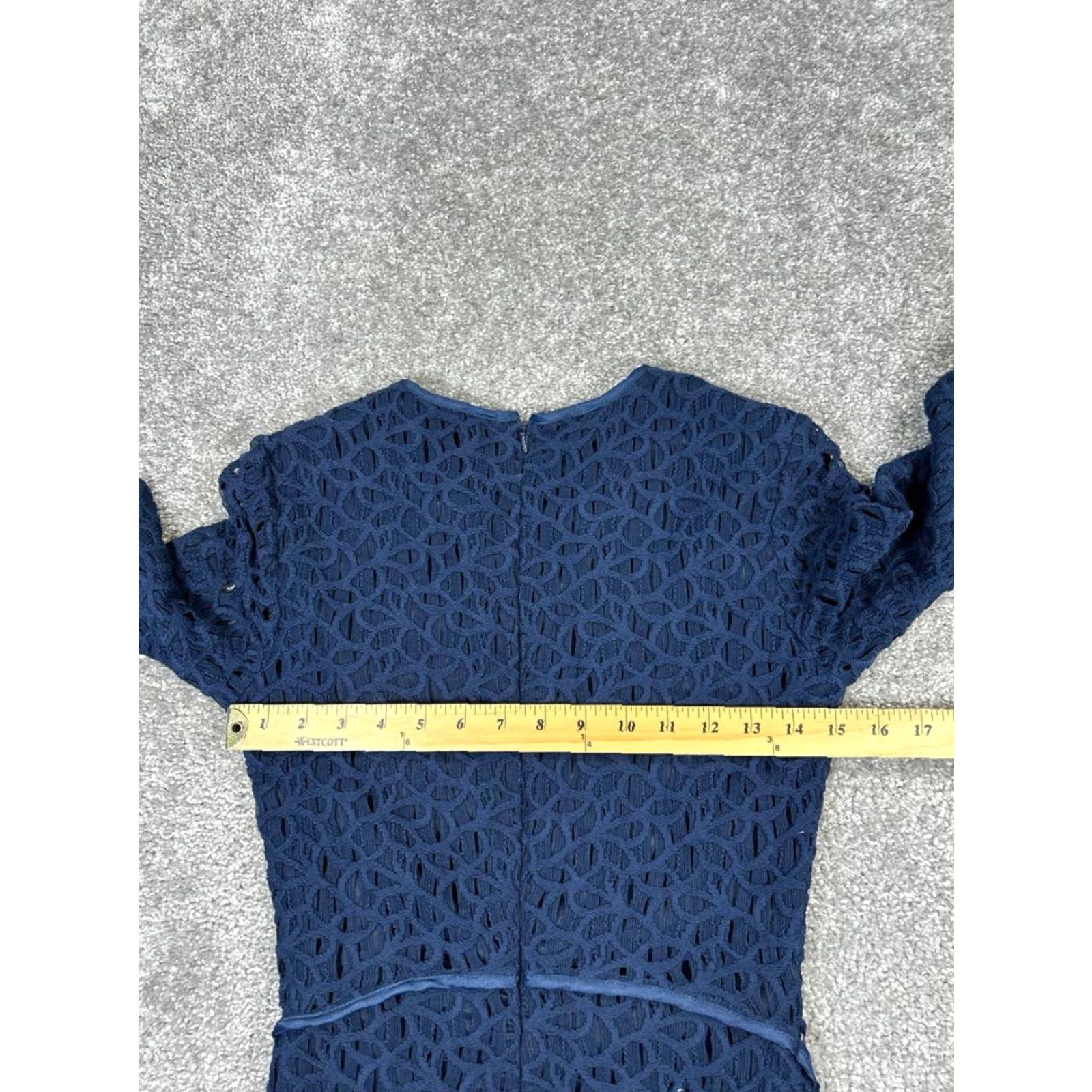 Reiss REISS Dress Shirt Women's 4 Blue Cotton Knit Bodycon Short Sleeve 4 Size 4 Blue Bodycon Womens 90s? Size S / US 4 / IT 40 - 7 Thumbnail