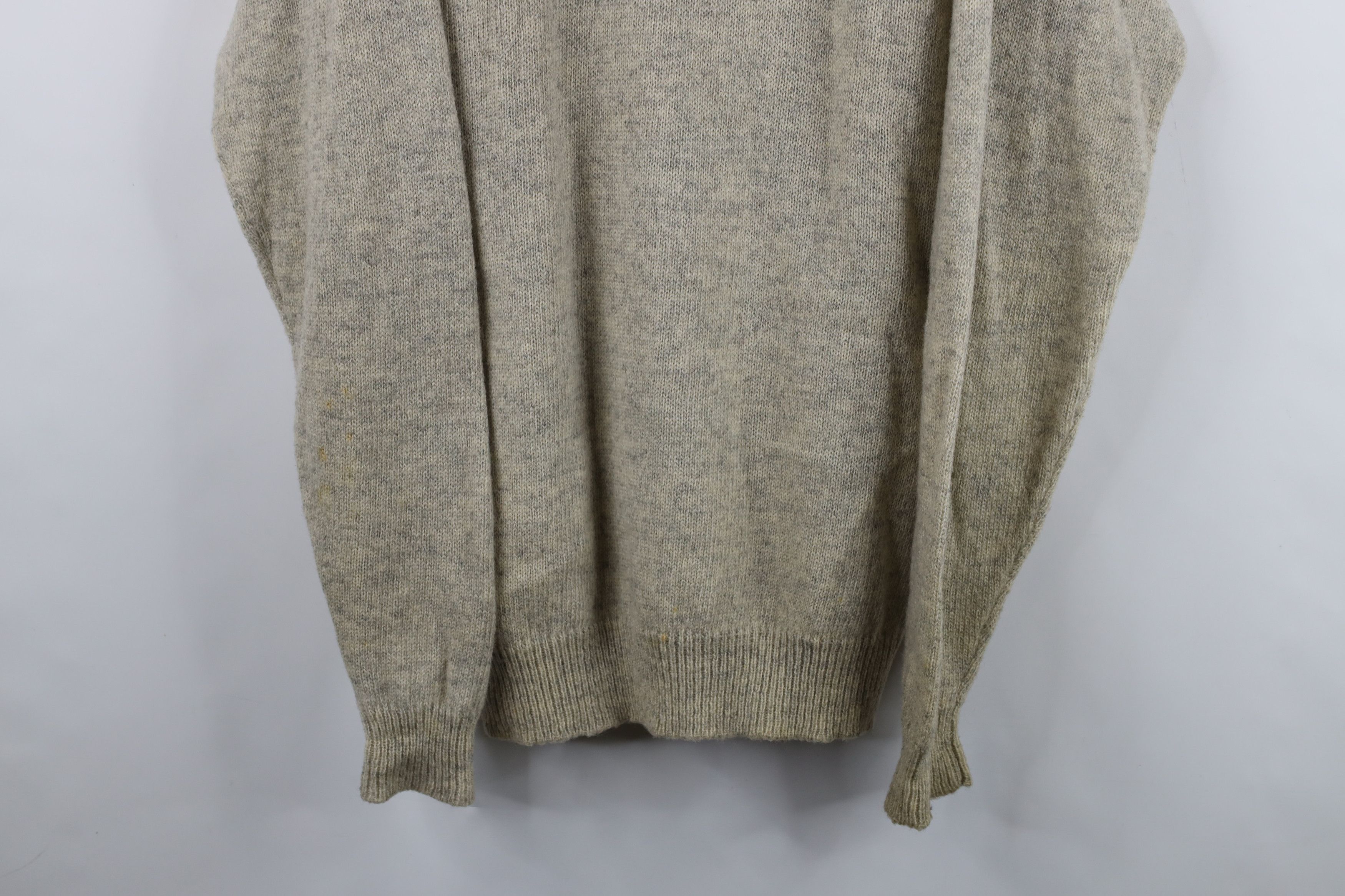 Vintage Vintage 90s Streetwear Wool Ribbed Knit Crewneck Sweater Size US XL / EU 56 / 4 - 3 Thumbnail
