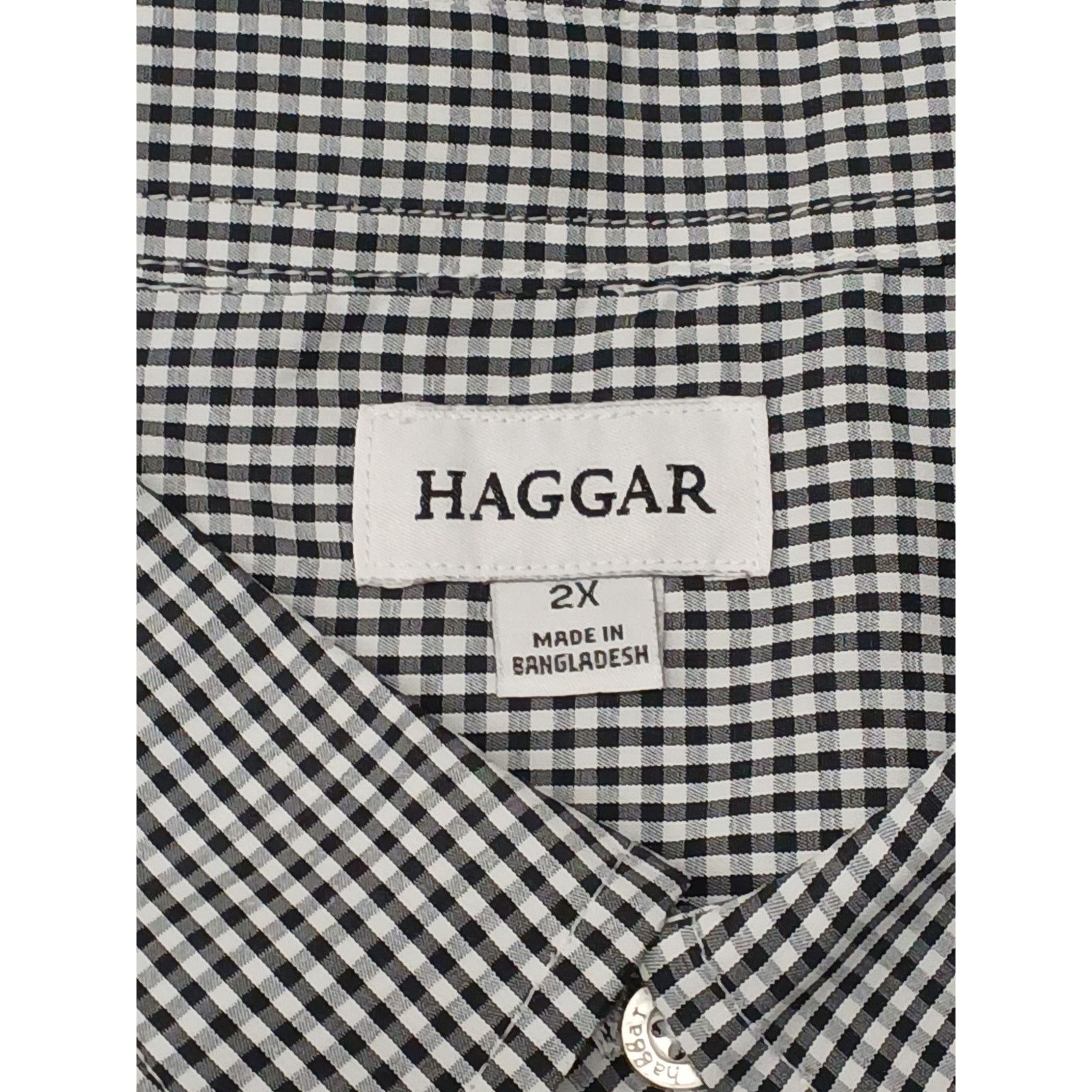 Haggar Haggar (2XL) Multicolor Plaid Soft Dress Long Sleeve Shirt Size US XXL / EU 58 / 5 - 5 Thumbnail
