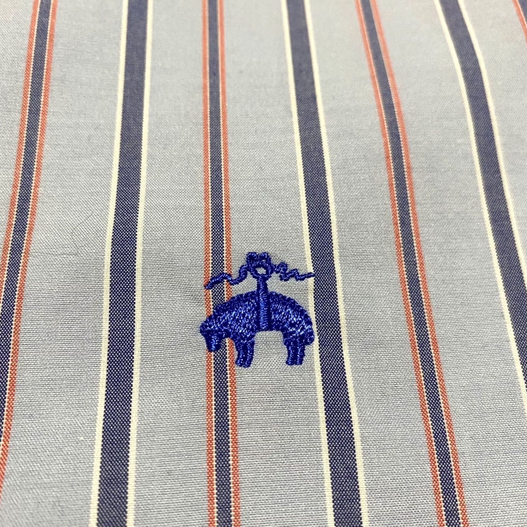 Brooks Brothers Brooks Brothers Shirt Blue Striped Button Down Long Sleeve Supima Cotton Mens XL Size US XL / EU 56 / 4 - 4 Thumbnail