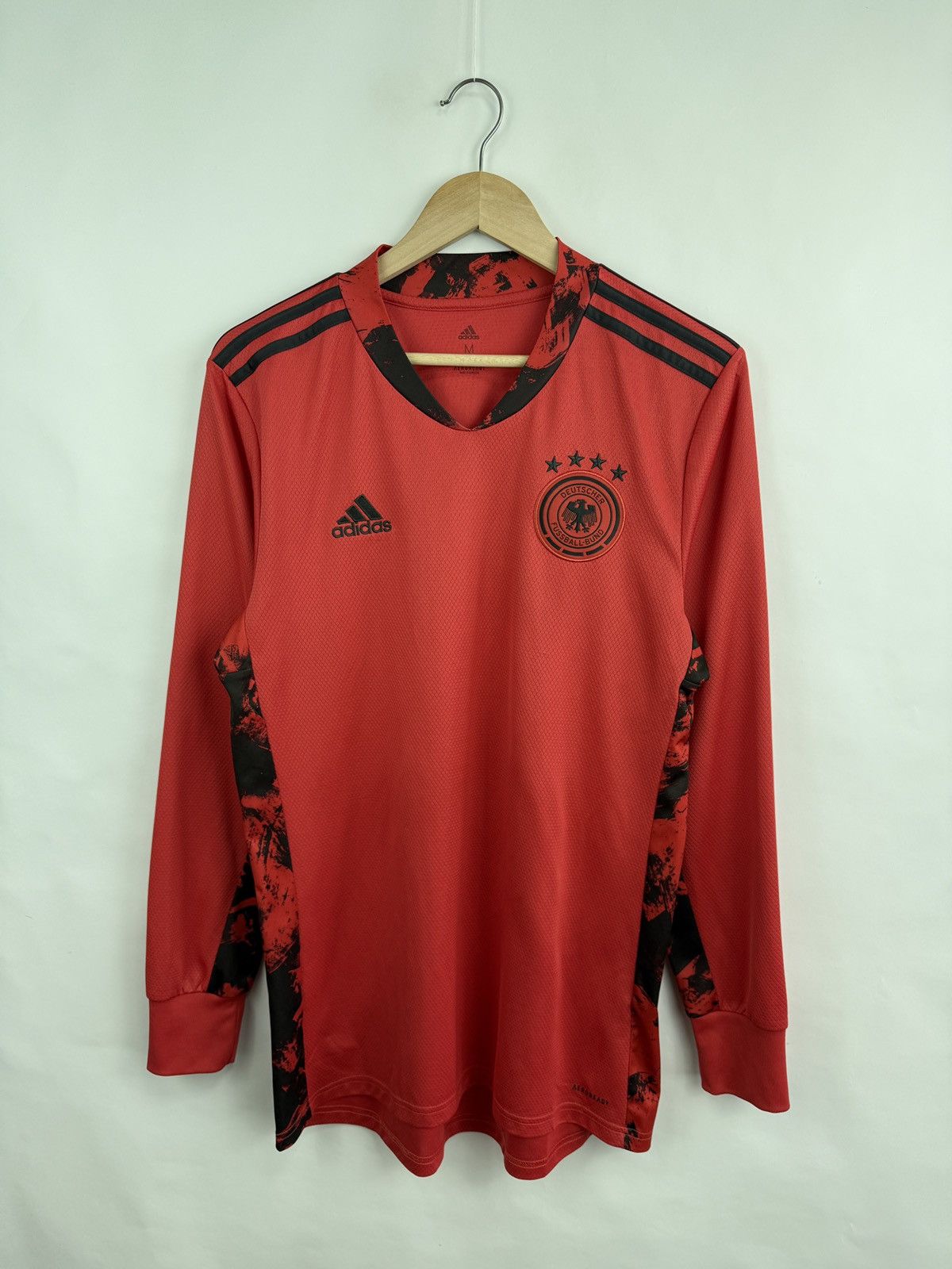 Adidas 🇩🇪 2020 Adidas Germany Goalkeeper Fussball Bund Jersey Soccer Size US M / EU 48-50 / 2 - 3 Thumbnail