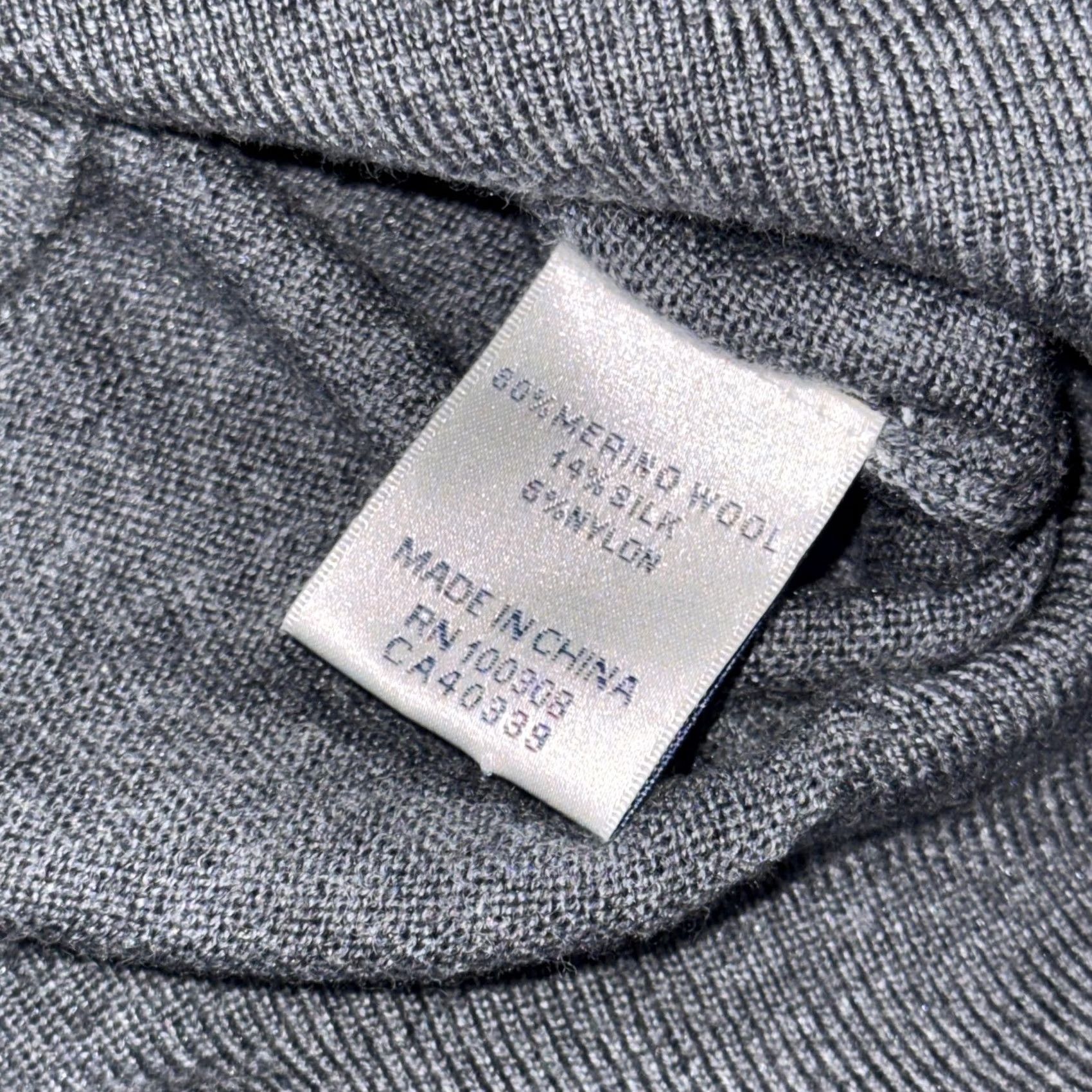 Peter Millar Peter Millar Sweater Mens M Gray Wool Silk Nylon V-Neck Knit Pullover Size US M / EU 48-50 / 2 - 4 Thumbnail