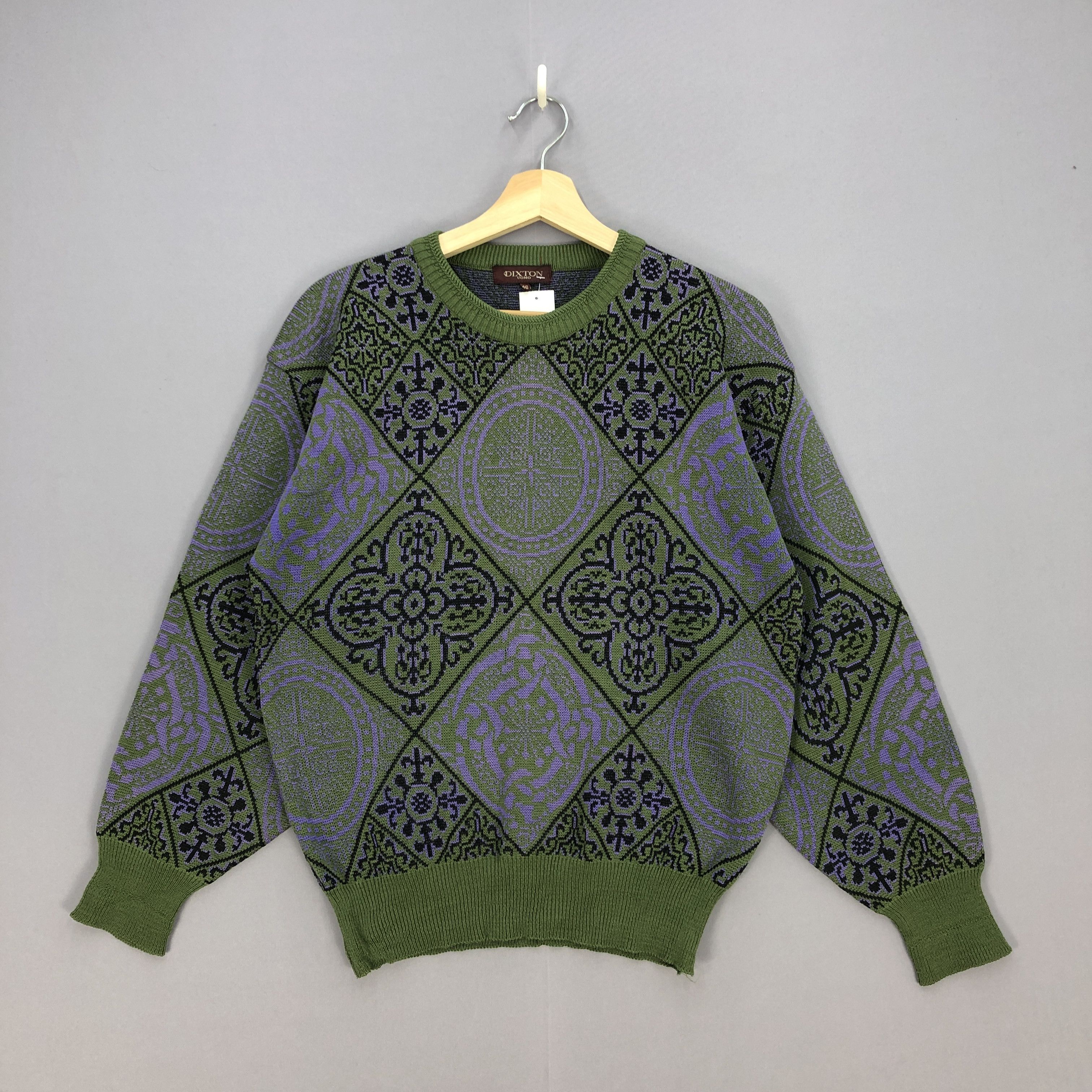Homespun Knitwear × Vintage Vintage Nice Design Knitwear Japanese Brand Sweatshirt Size US M / EU 48-50 / 2 - 1 Thumbnail