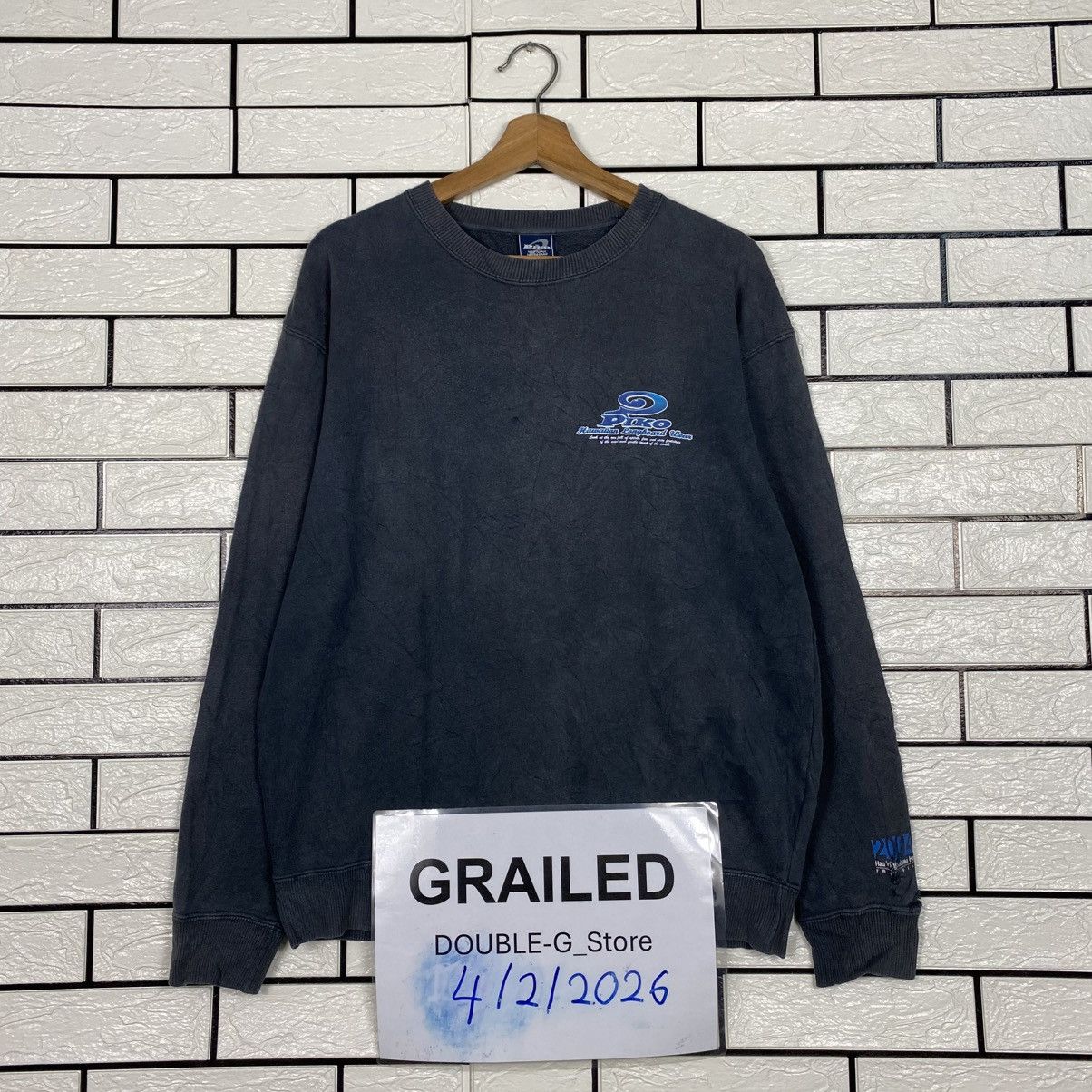 Japanese Brand 📌Vintage Sweatshirt Piko Hawaii Big Logo Size US M / EU 48-50 / 2 - 1 Thumbnail
