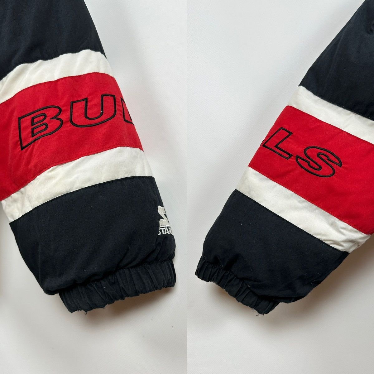 NBA Vintage Chicago Bulls Starter NBA Reversible Puffer Jacket Size US L / EU 52-54 / 3 - 21 Thumbnail