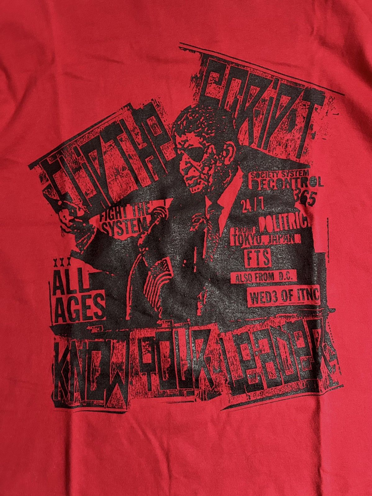 Band Tees × Japanese Brand Vintage Flip The Script Tee Album Cover Negative FX Size US XL / EU 56 / 4 - 3 Thumbnail