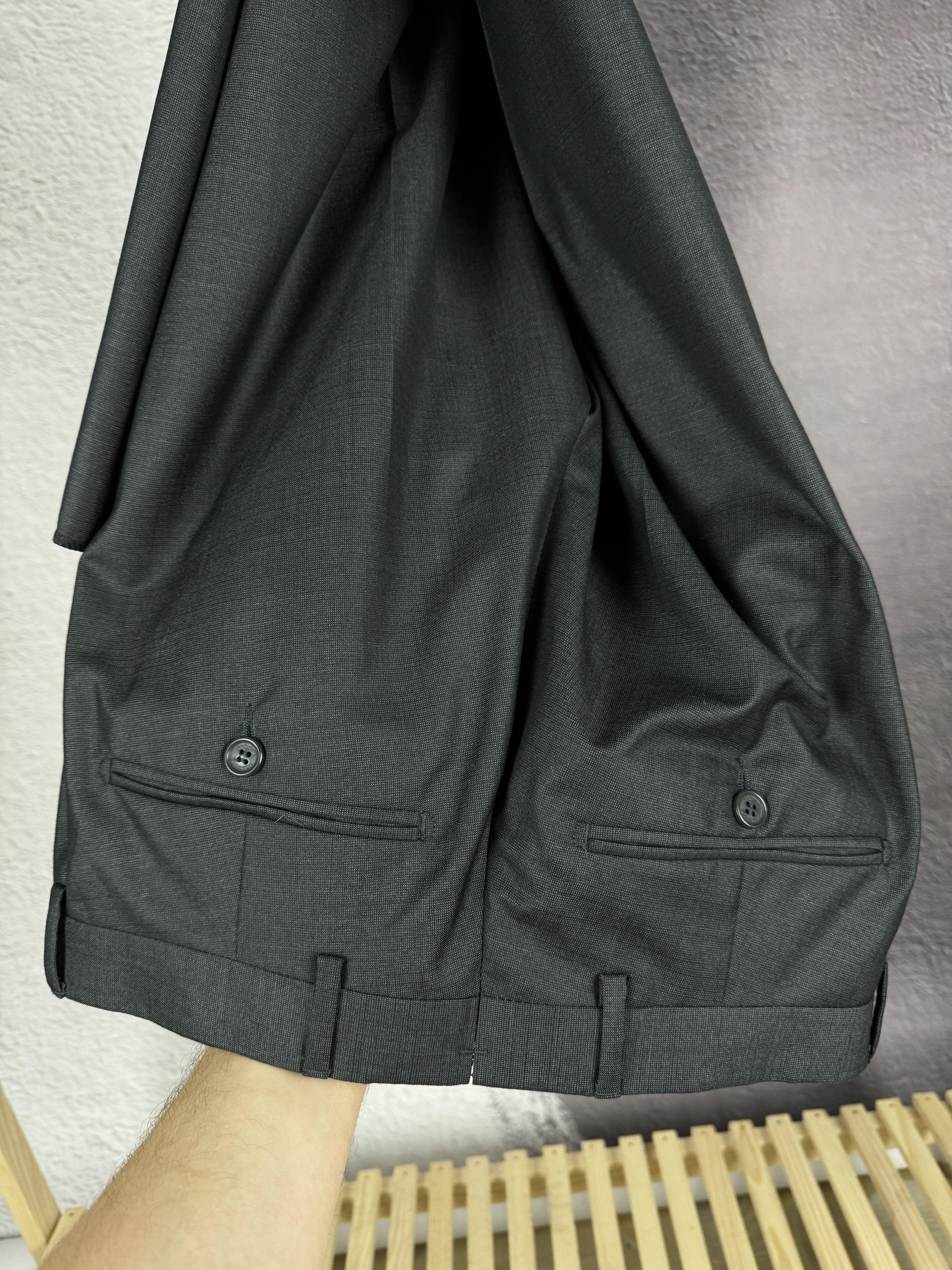 Nazareno Gabrielli BNWT Nazareno Gabrielli 2 pcs Panda grey 2 button wool suit Size 38R - 20 Thumbnail