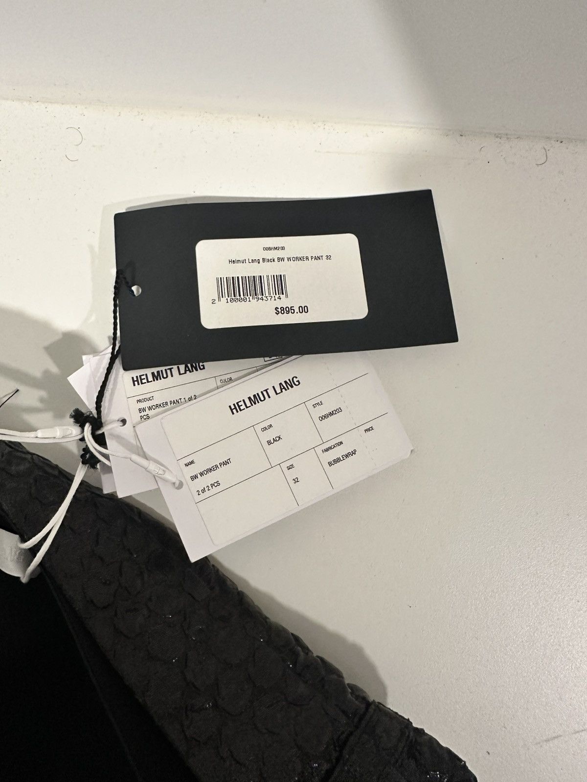 Helmut Lang Helmut Lang Black Pants Size US 32 / EU 48 - 10 Thumbnail