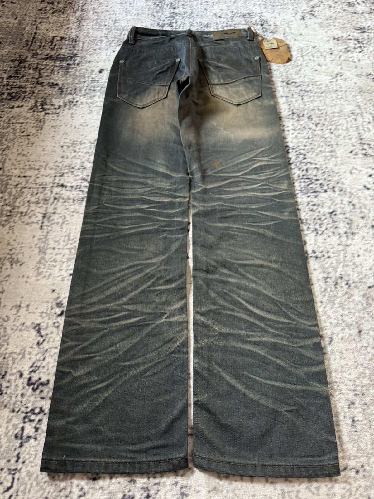 GOSTAR DE FUGA Fuga Style D.L.N Japan Mud Black Wash Studded Jeans Size US 28 / EU 44 - 2 Thumbnail