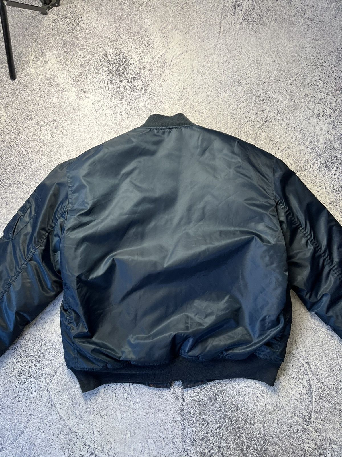 Vintage Vintage blue Reversible Bomber Jacket MA1 Size US XXL / EU 58 / 5 - 15 Thumbnail