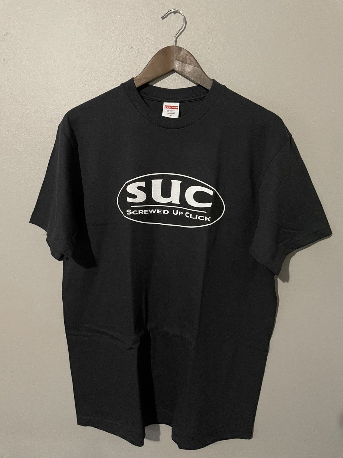 Supreme Supreme x Dj Screw Suc Tee 'Black' Size US M / EU 48-50 / 2 - 1 Thumbnail