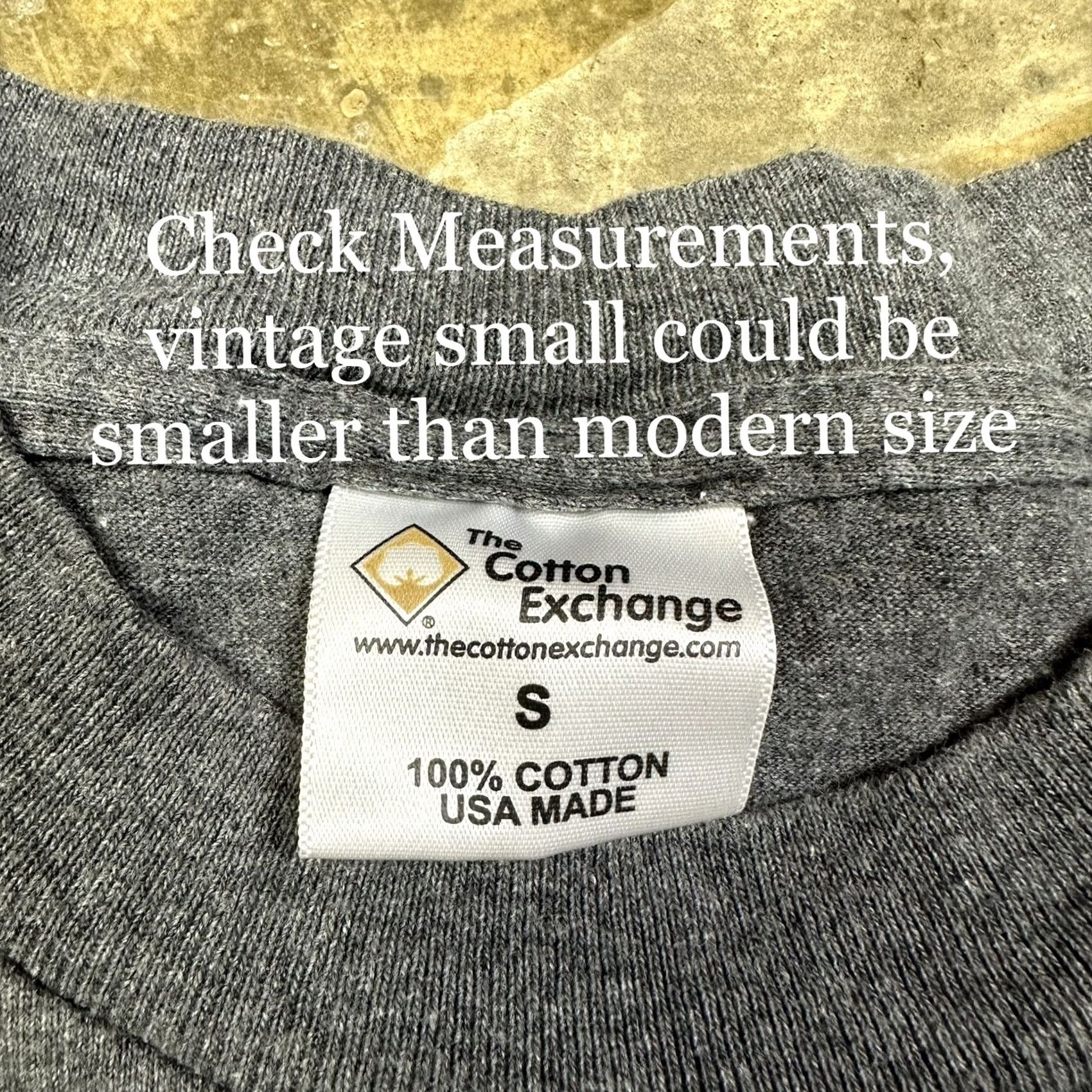 Vintage VINTAGE The Cotton Exchange NC State Wolfpack Graphic T-Shirt Unisex Adults Small Gray 90s Front Graphic Made USA Size US S / EU 44-46 / 1 - 2 Thumbnail