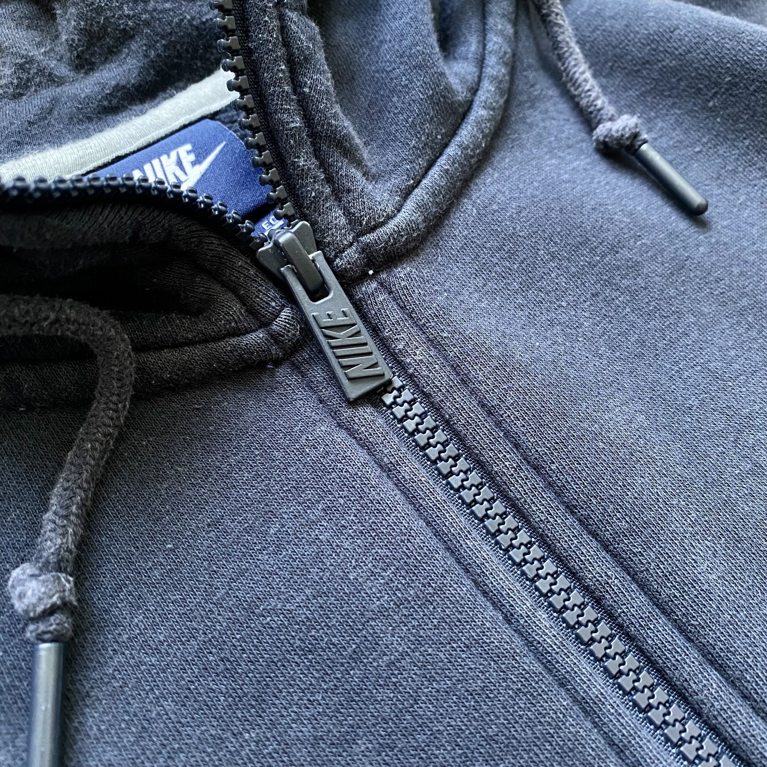Nike 🦏 Faded Nike Zip up Hoodie Vintage style Skater Surfing Size US XL / EU 56 / 4 - 8 Thumbnail