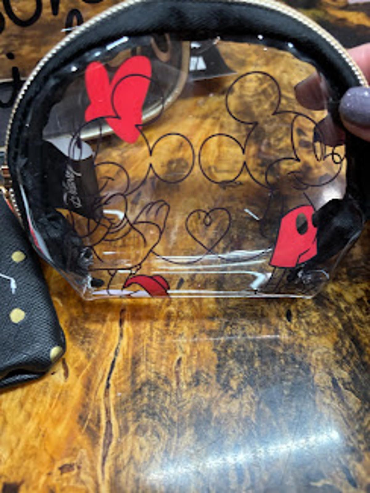 Disney Bioworld Disney Love Mickey Clear Cosmetic Bag Set NWT Size ONE SIZE - 4 Thumbnail