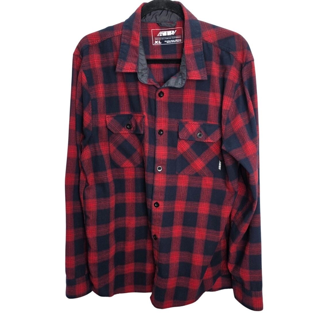 Other 509 Red & Navy Plaid Basecamp Long Sleeve Flannel XL Size US XL / EU 56 / 4 - 1 Thumbnail