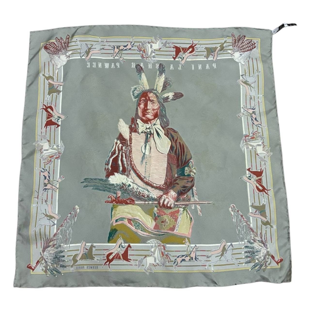 Hermes Hermes Silk Pani La Shar Pawnee Wash Scarf Bandana Size ONE SIZE - 2 Thumbnail