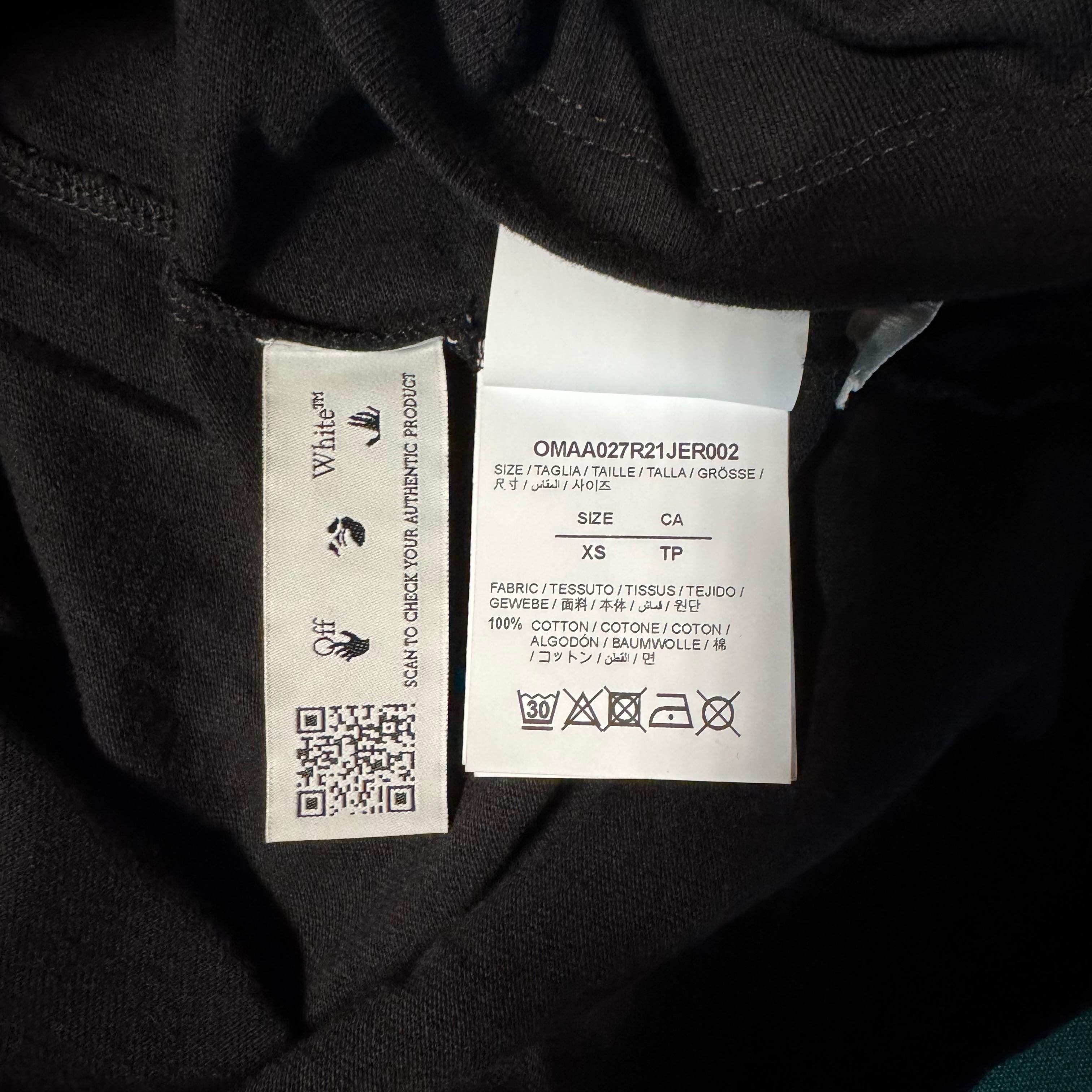 Off-White Black Mona Lisa Arrows T-Shirt Size XS / US 0-2 / IT 36-38 - 7 Thumbnail