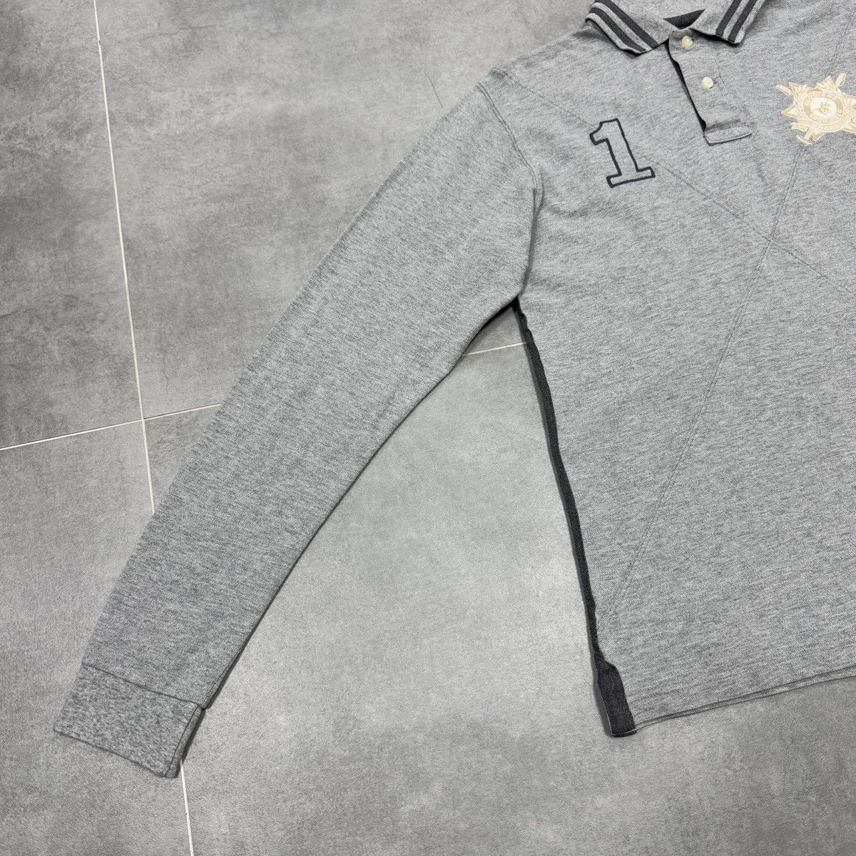 Hackett Hackett London Tailored Fit Embroidered Logo Snow Polo Shirt Size US M / EU 48-50 / 2 - 5 Thumbnail