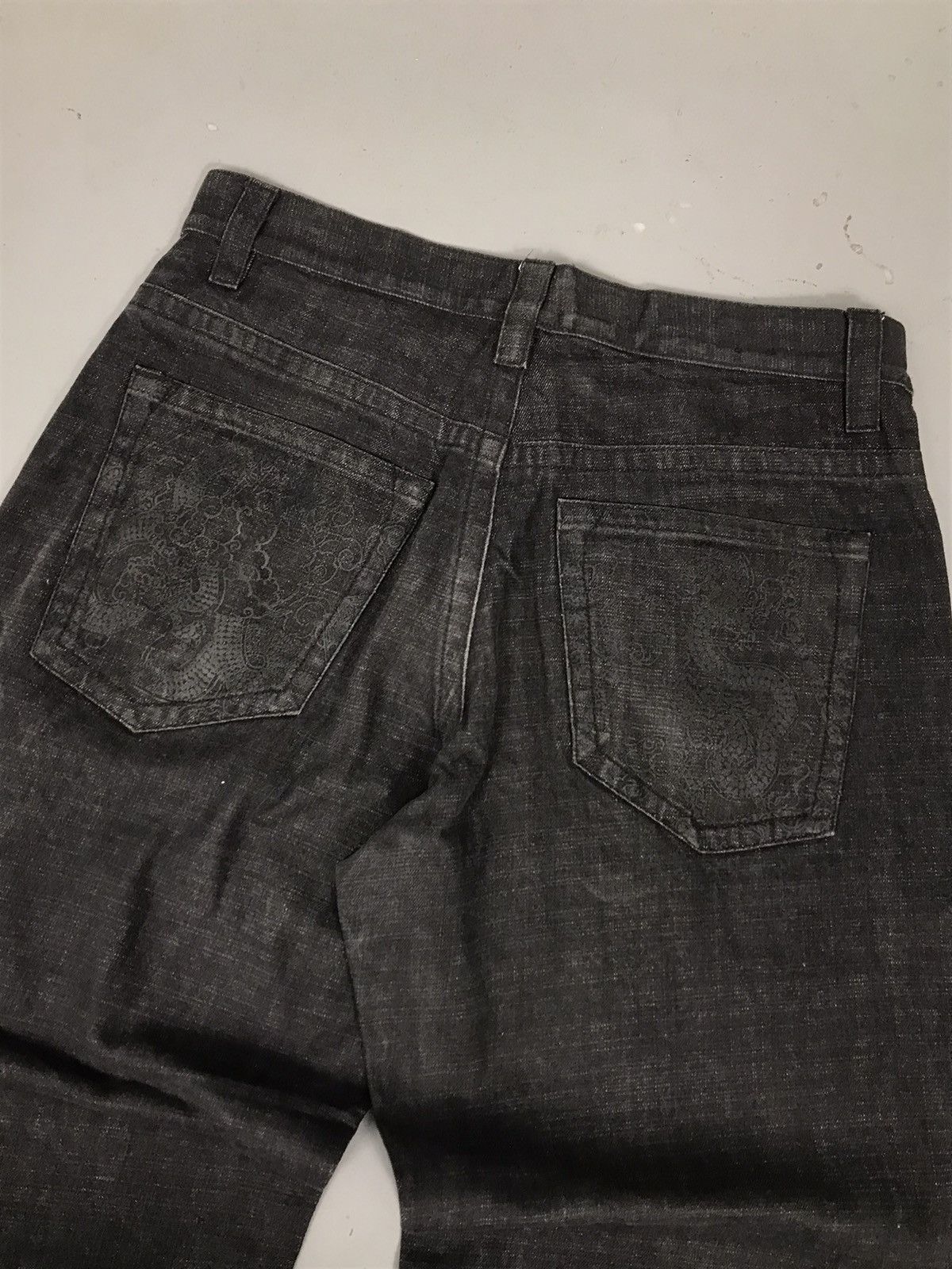 Avirex Vintage Avirex shadow dragon 🐉 print denim Size US 36 / EU 52 - 2 Thumbnail