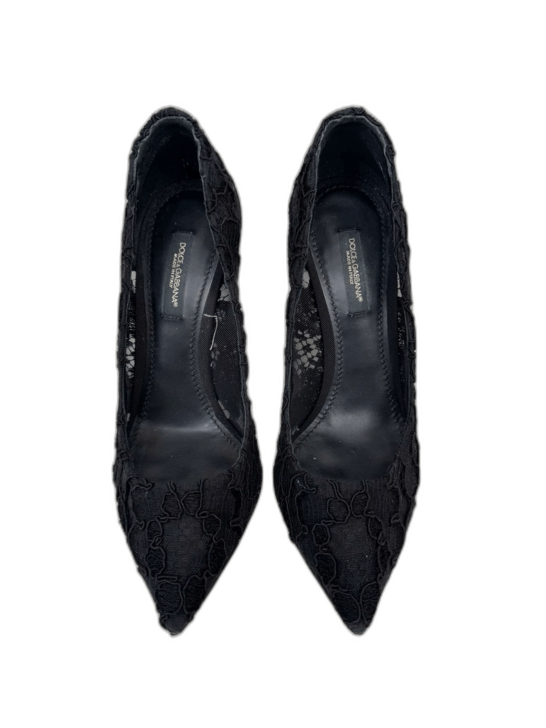 Dolce & Gabbana Dolce & Gabbana Lace High Heels Size 36 Size US 6 / IT 36 - 1 Thumbnail