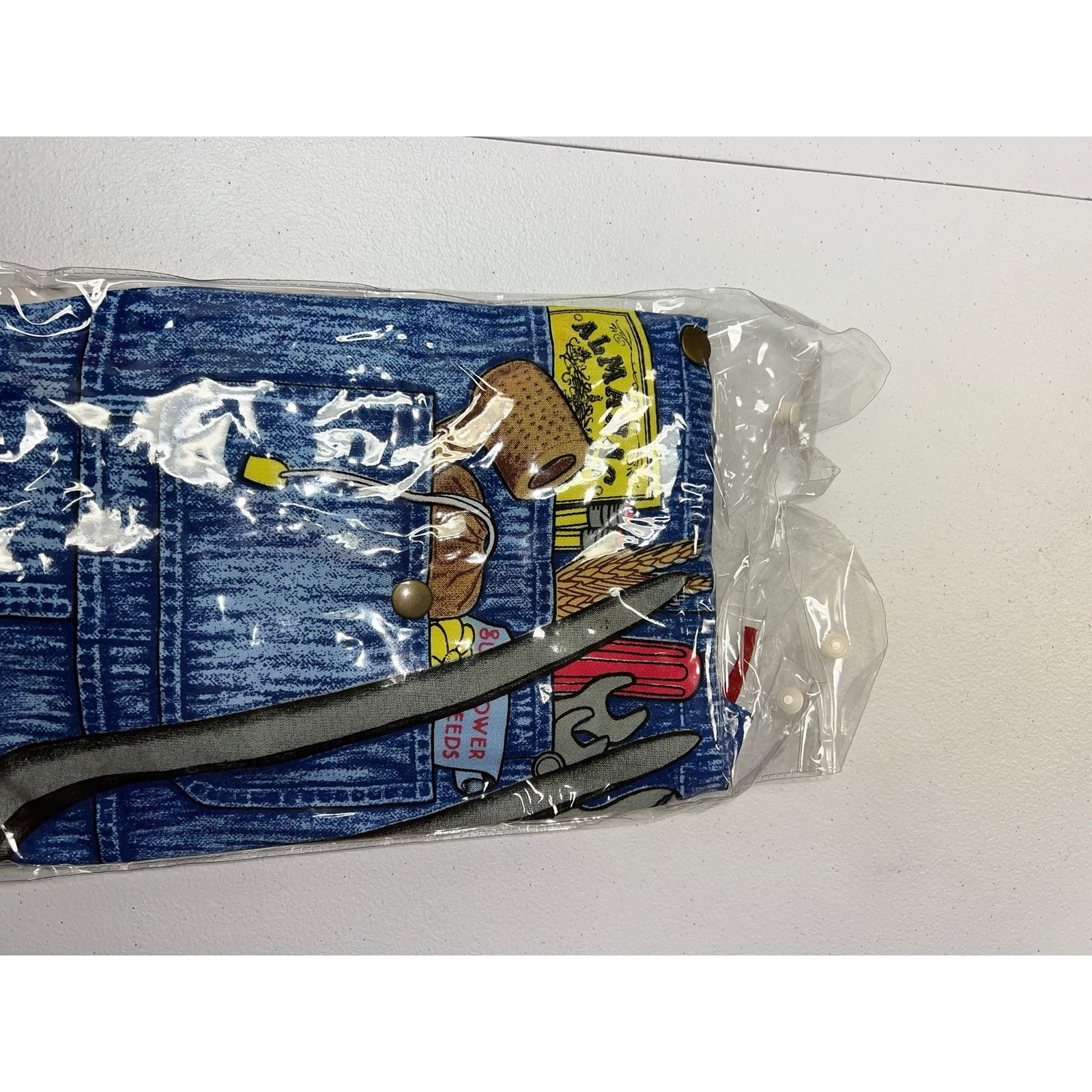 Vintage Vintage Farmer Apron Farm Character With Matching Mitt 90s Size ONE SIZE - 4 Thumbnail