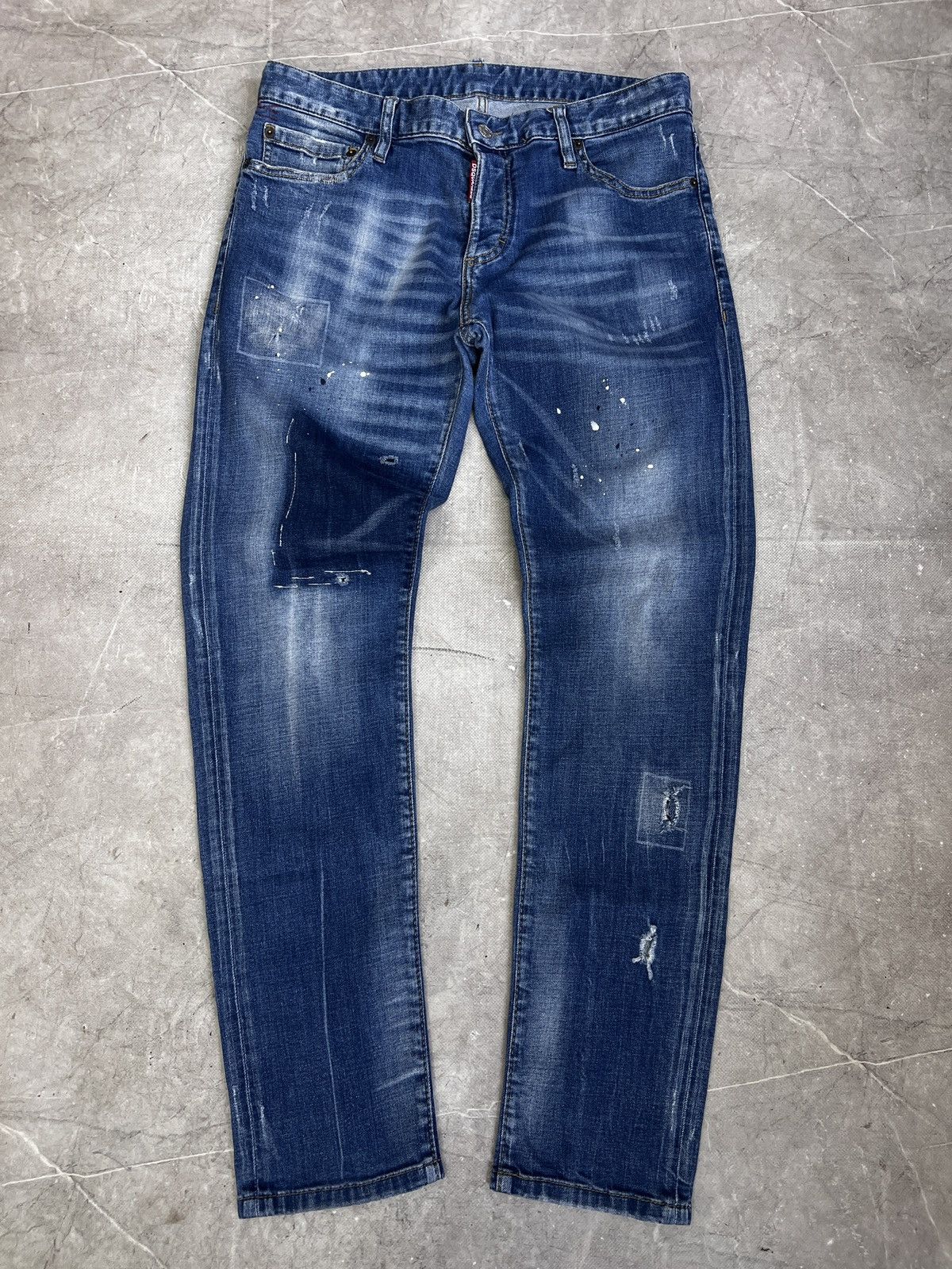 Dsquared2 Luxury Fashion Dsquared 2 distressed jeans Size US 32 / EU 48 - 1 Thumbnail