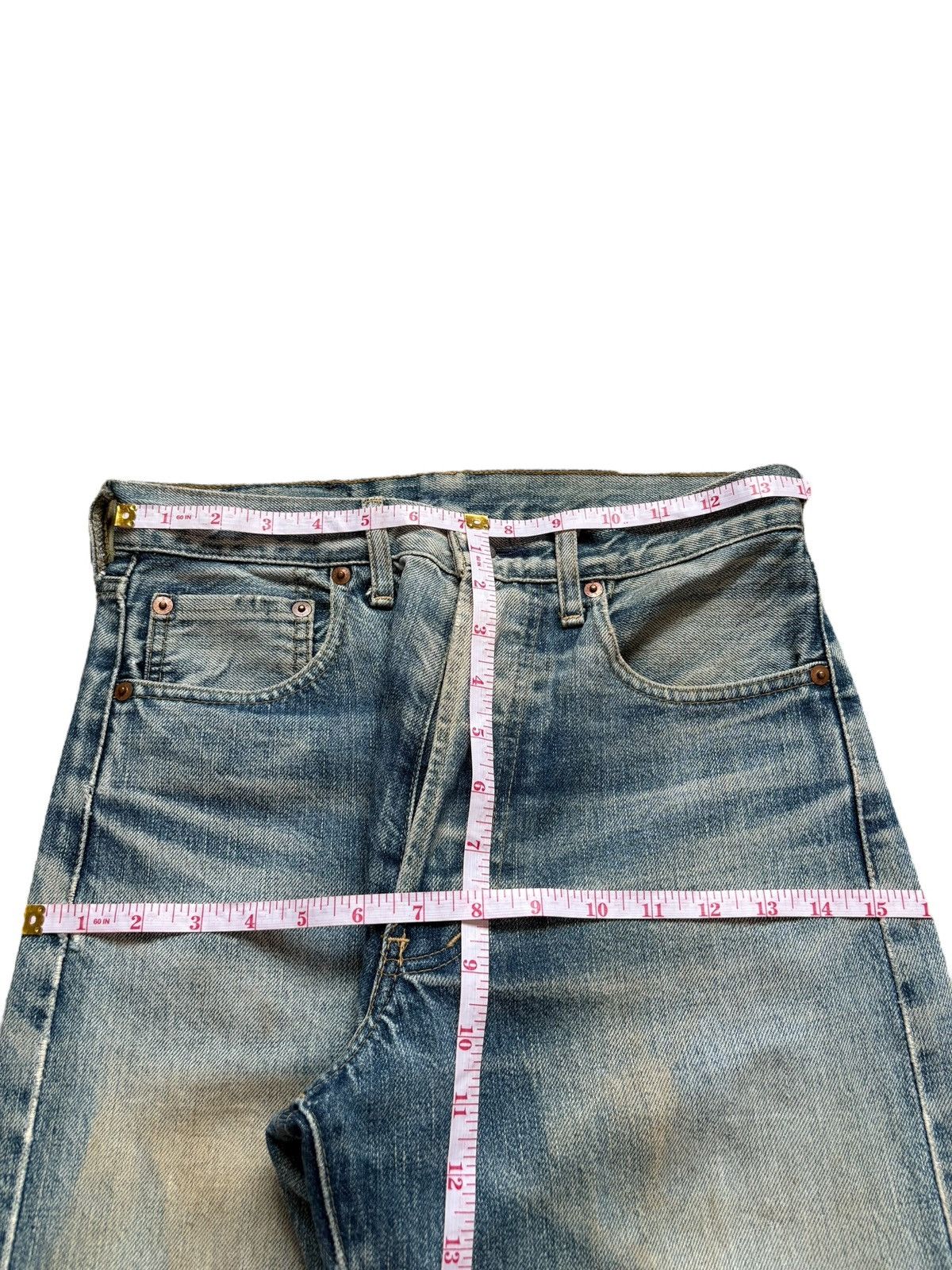 Levi's Vintage 80s Levis 503BXX Big E Selvedge Mud Wash Baggy Jeans Size US 28 / EU 44 - 14 Thumbnail