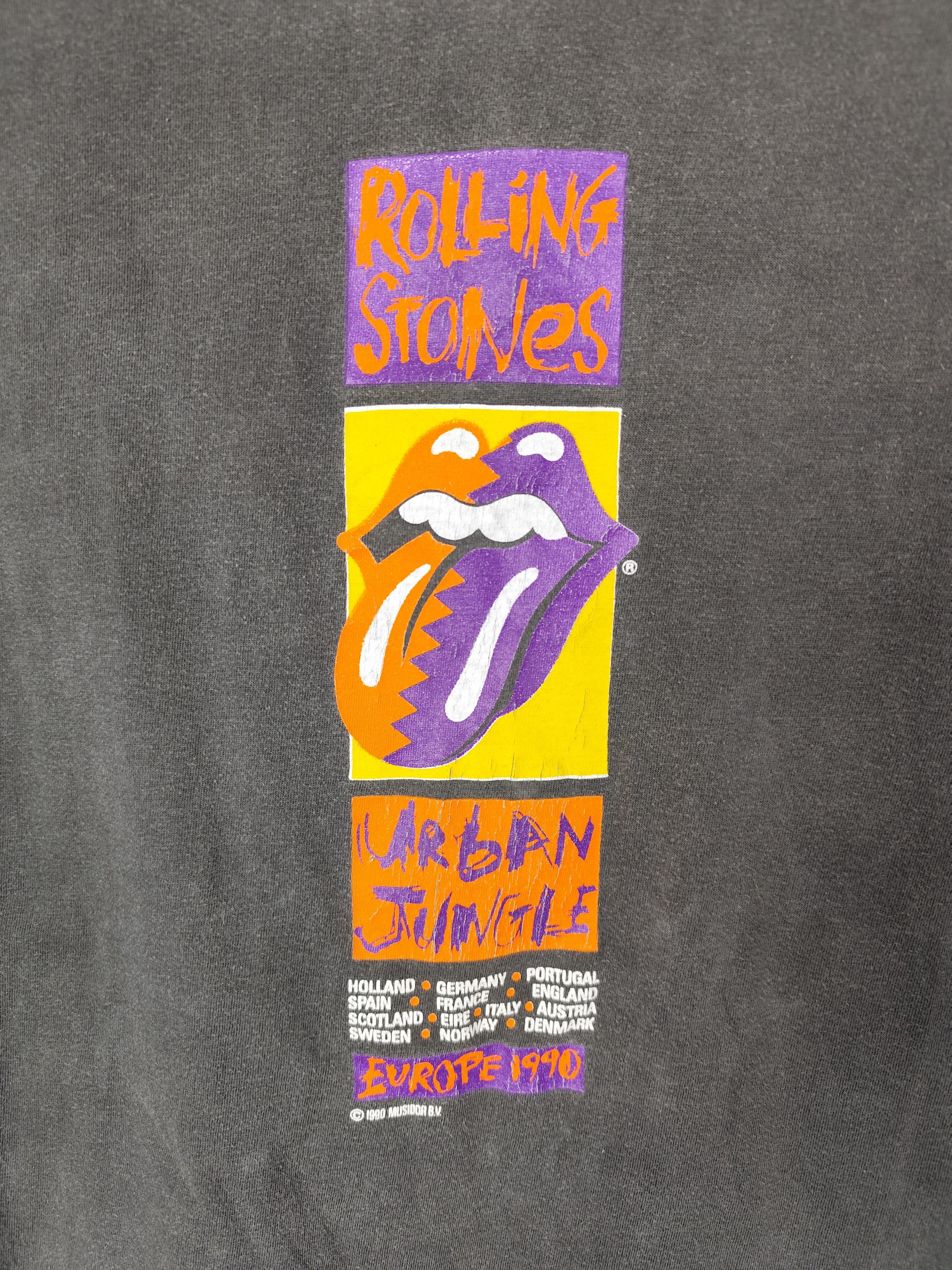Band Tees Vintage band rock 1990 The Rolling Stones Urban Jungle Tee Size US XL / EU 56 / 4 - 6 Thumbnail