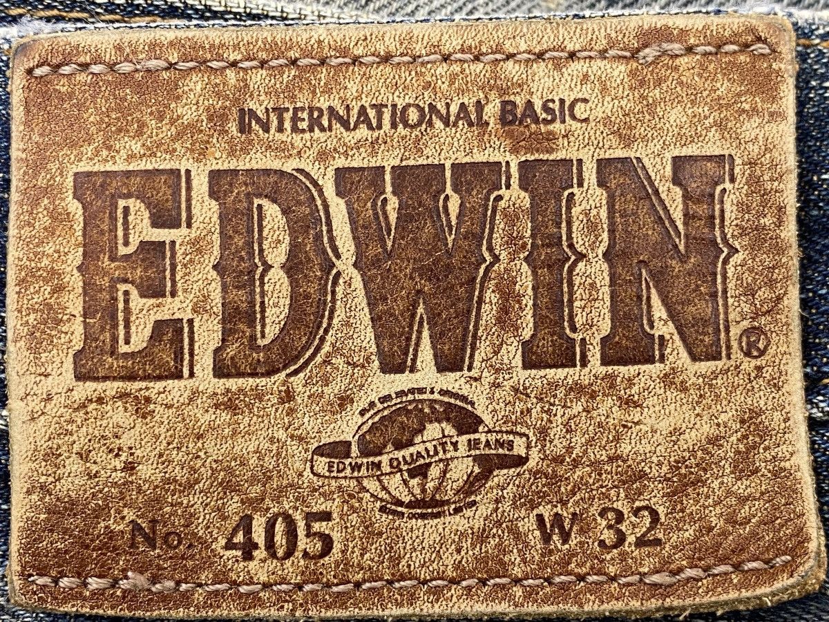 Edwin Edwin 405 Faded Blue Wash Style Loose Jeans Size US 30 / EU 46 - 12 Thumbnail