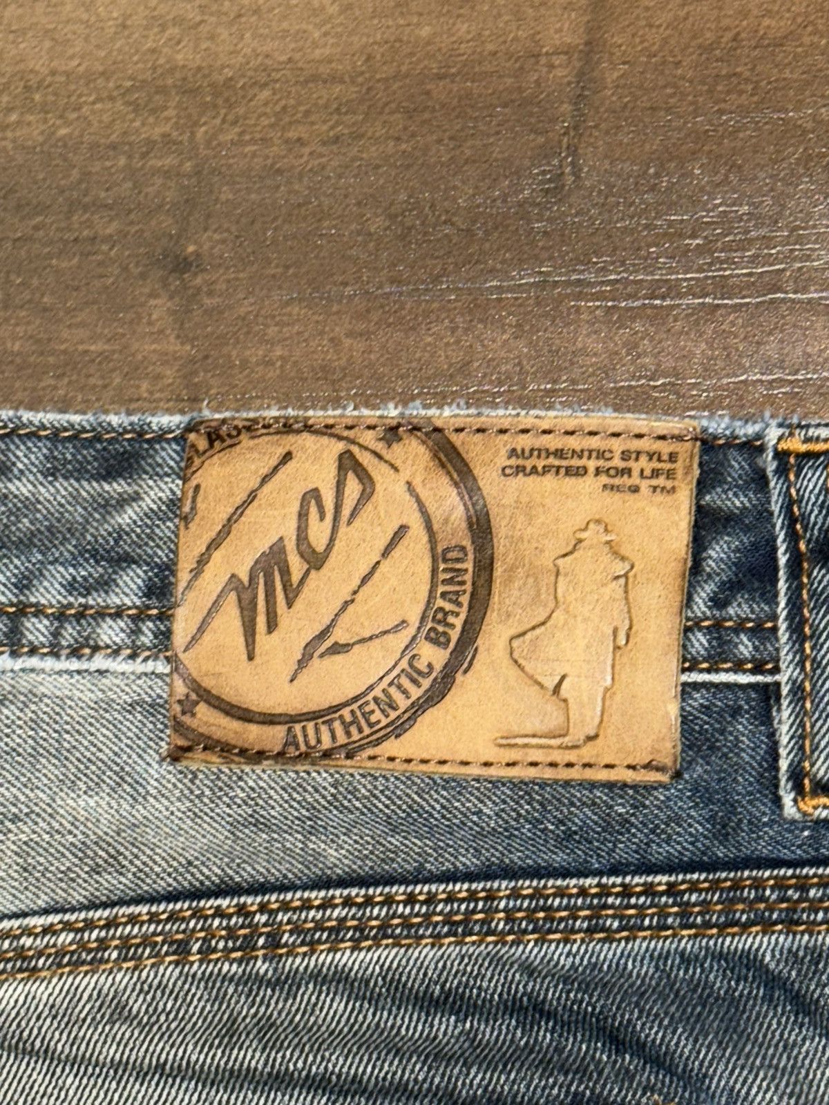 True Religion Marlboro Classics Faded Denim Jeans Size US 38 / EU 54 - 6 Thumbnail