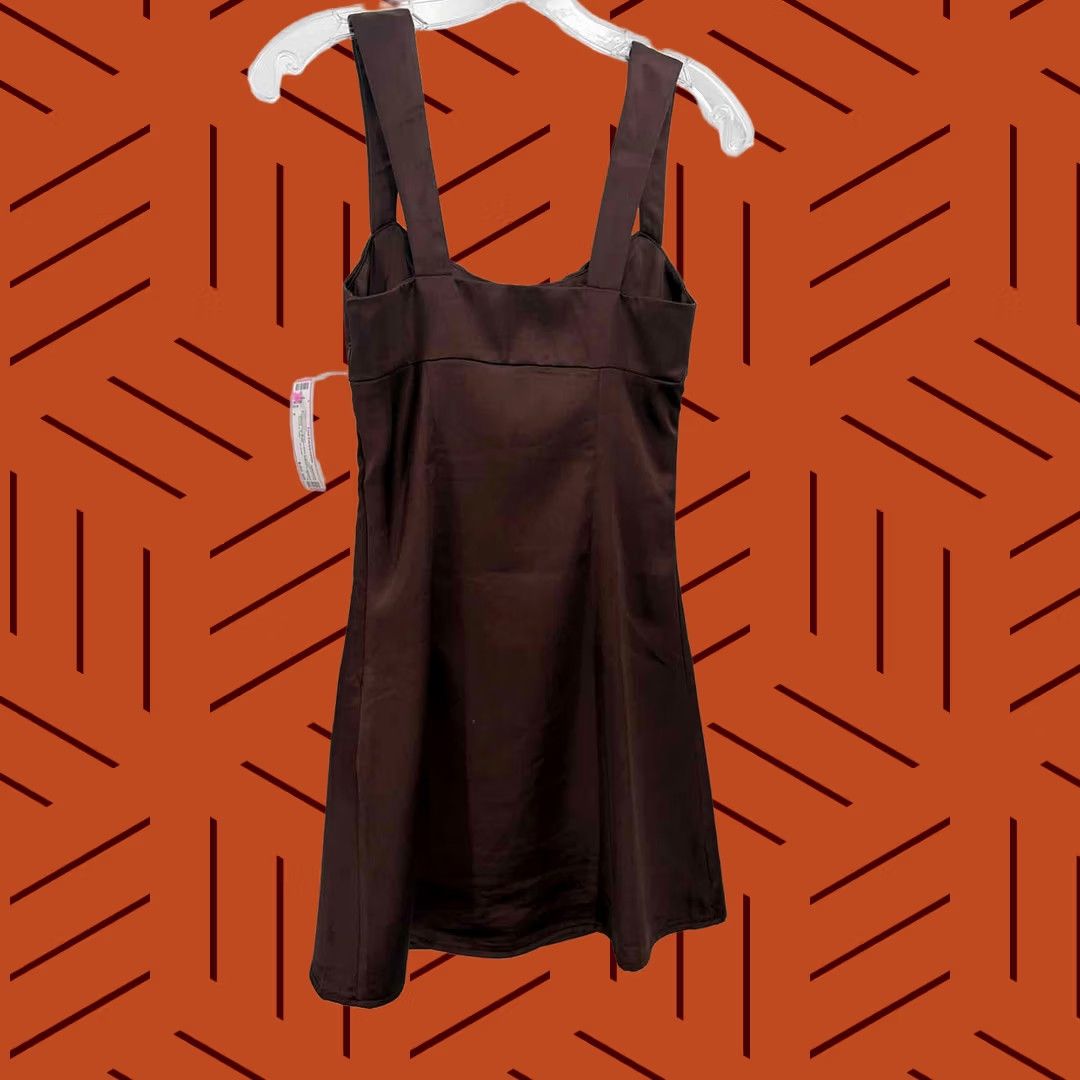 Vintage Peppermayo Brown Short Sleeveless Dress Size 2 Regular - Pre-Owned Size 26" / US 2 / IT 38 - 1 Thumbnail