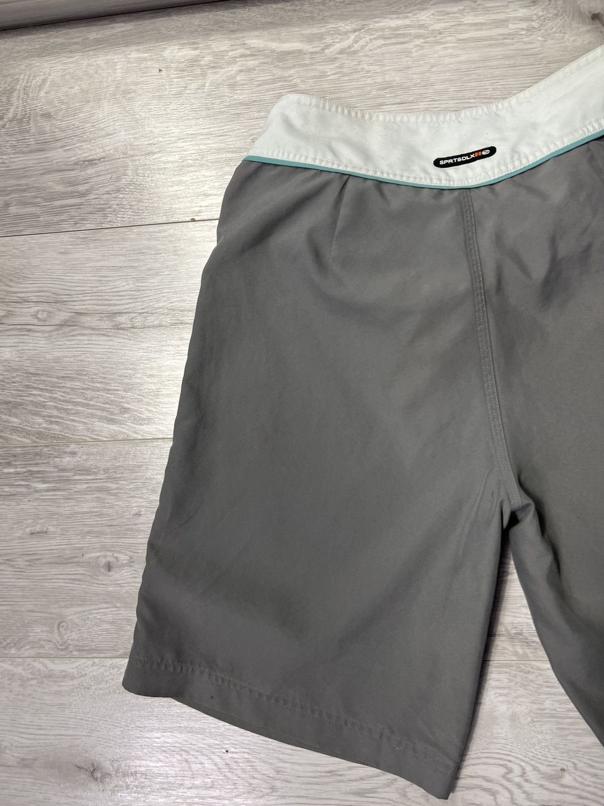 Nike × Vintage Vintage Nike SPRTSDLX Nylon Swimming Shorts Boxy Logo Size US 30 / EU 46 - 9 Thumbnail