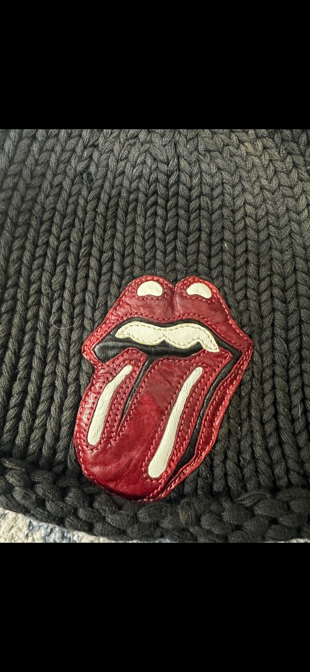 Chrome Hearts Chrome Hearts Rolling Stones Vintage Knit Beanie Size ONE SIZE - 2 Thumbnail