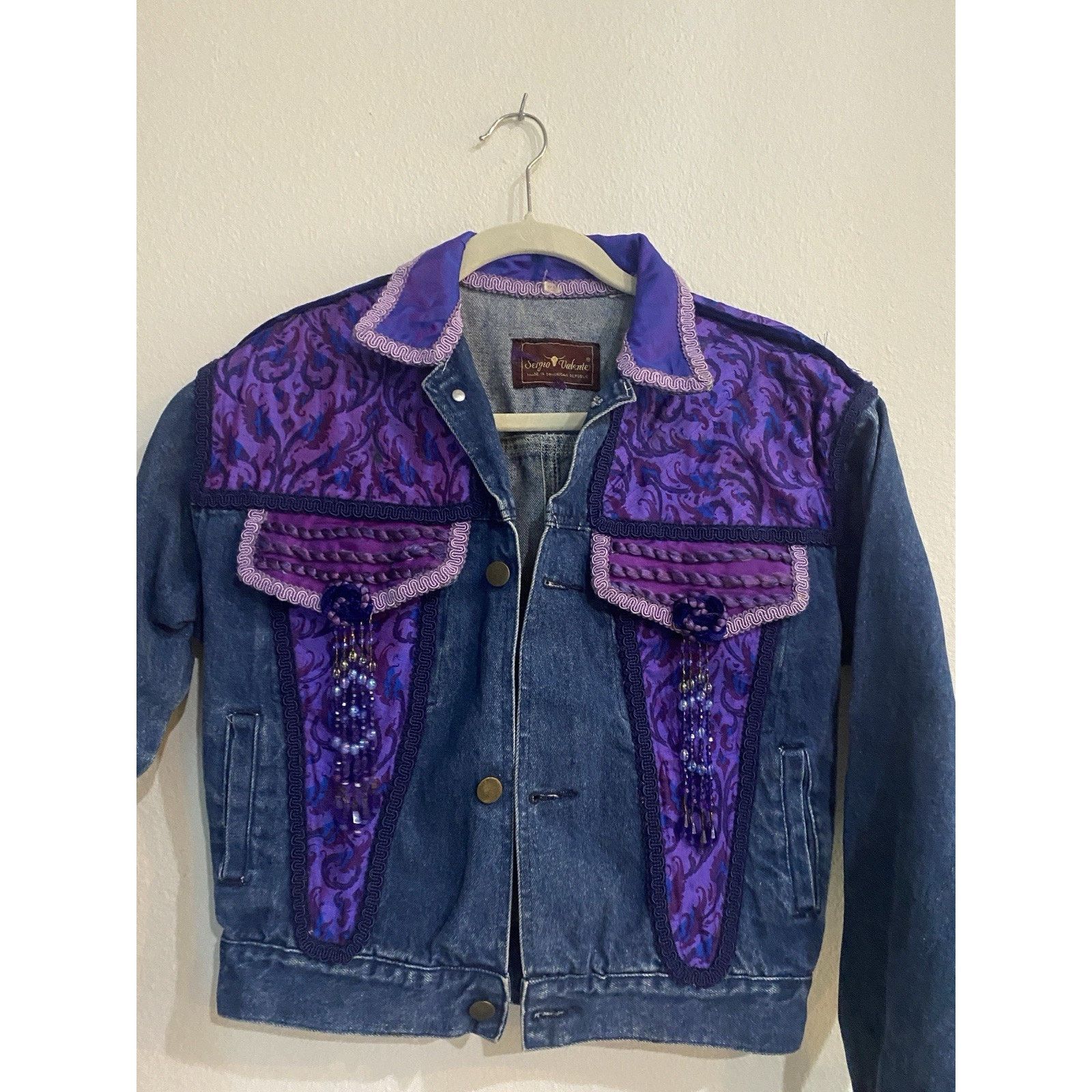 Other Sergio Valente Denim Button Jacket Womens Size Medium Y2K Size M / US 6-8 / IT 42-44 - 1 Thumbnail