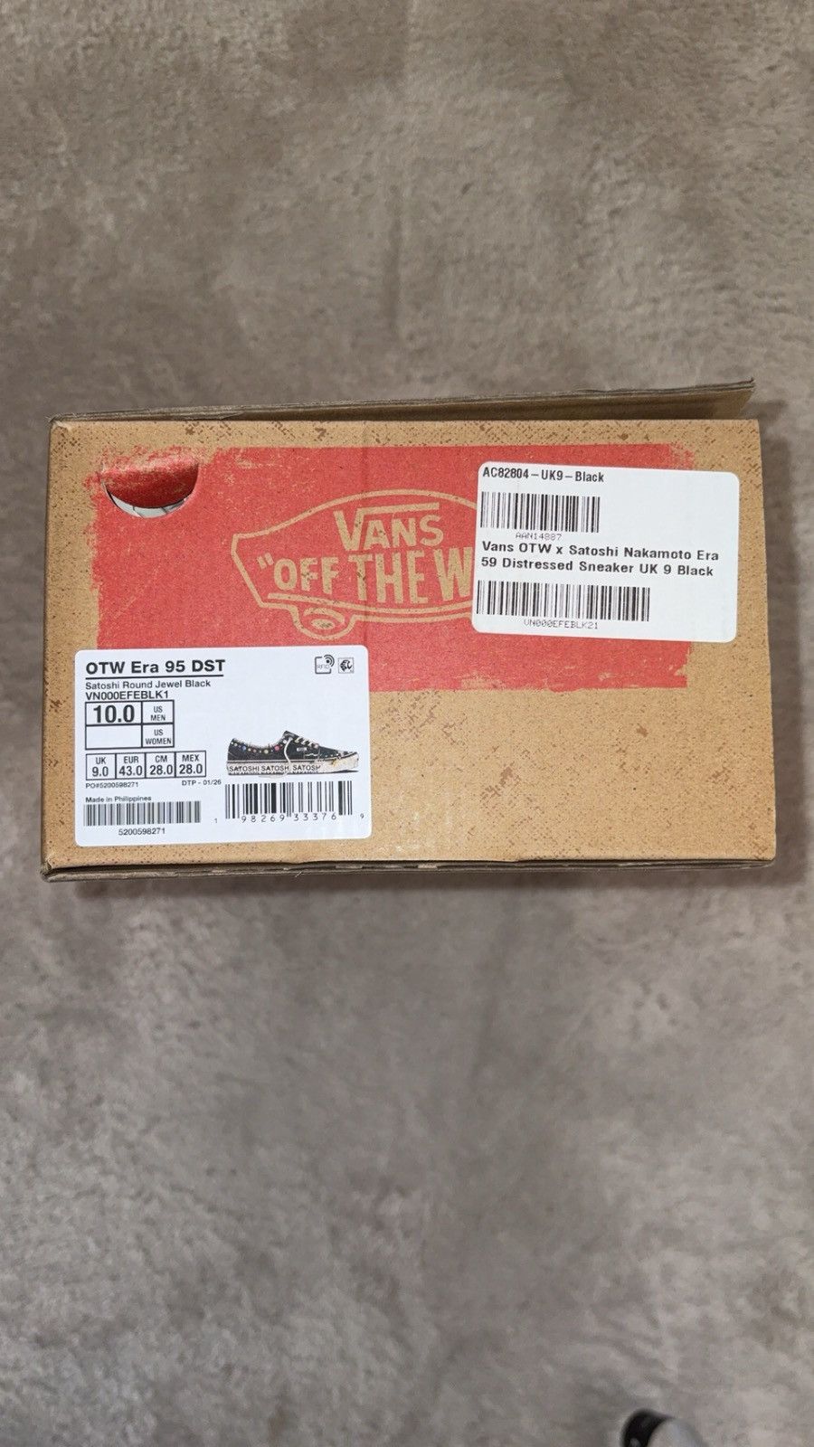 Satoshi Nakamoto × Vans Vans OTW Era 95 Satoshi Nakamoto Lucky Charm Size US 10 / EU 43 - 5 Thumbnail