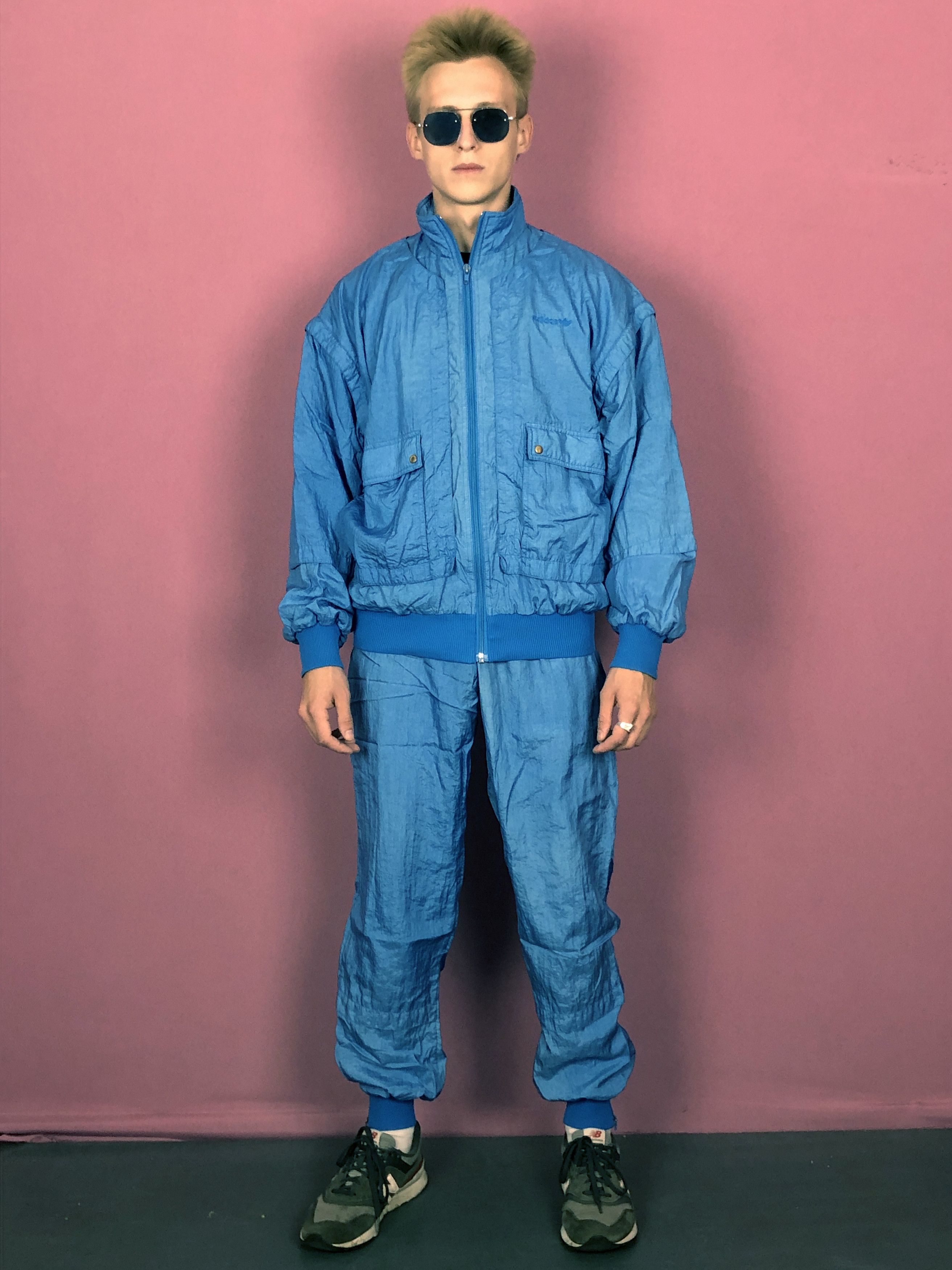 Adidas × Vintage 90s Adidas Vintage Men's Tracksuit Set - S Size US S / EU 44-46 / 1 - 1 Thumbnail