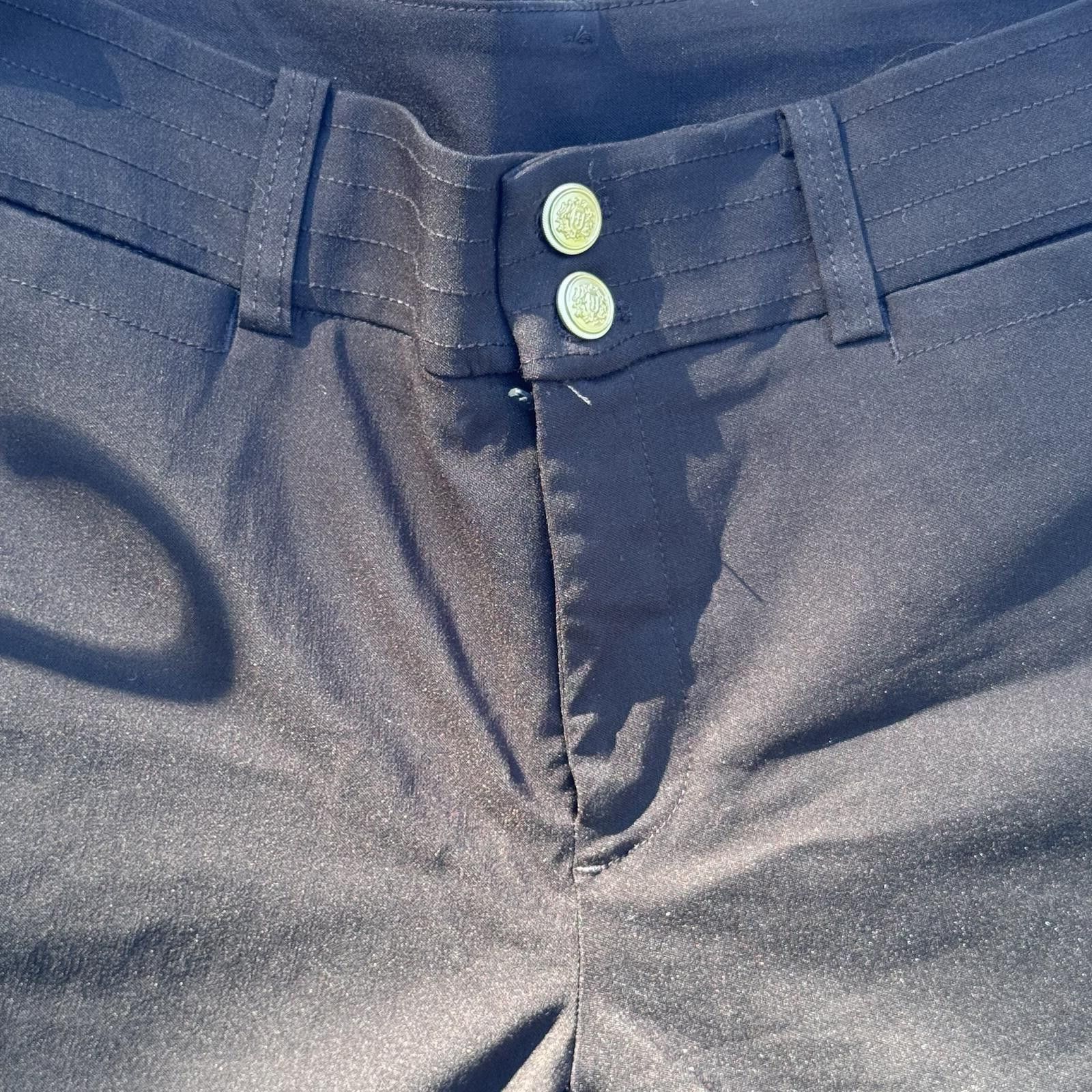 Chicos Chico's Black Wide Leg Crop Pants Size 2 Size 26" / US 2 / IT 38 - 2 Thumbnail