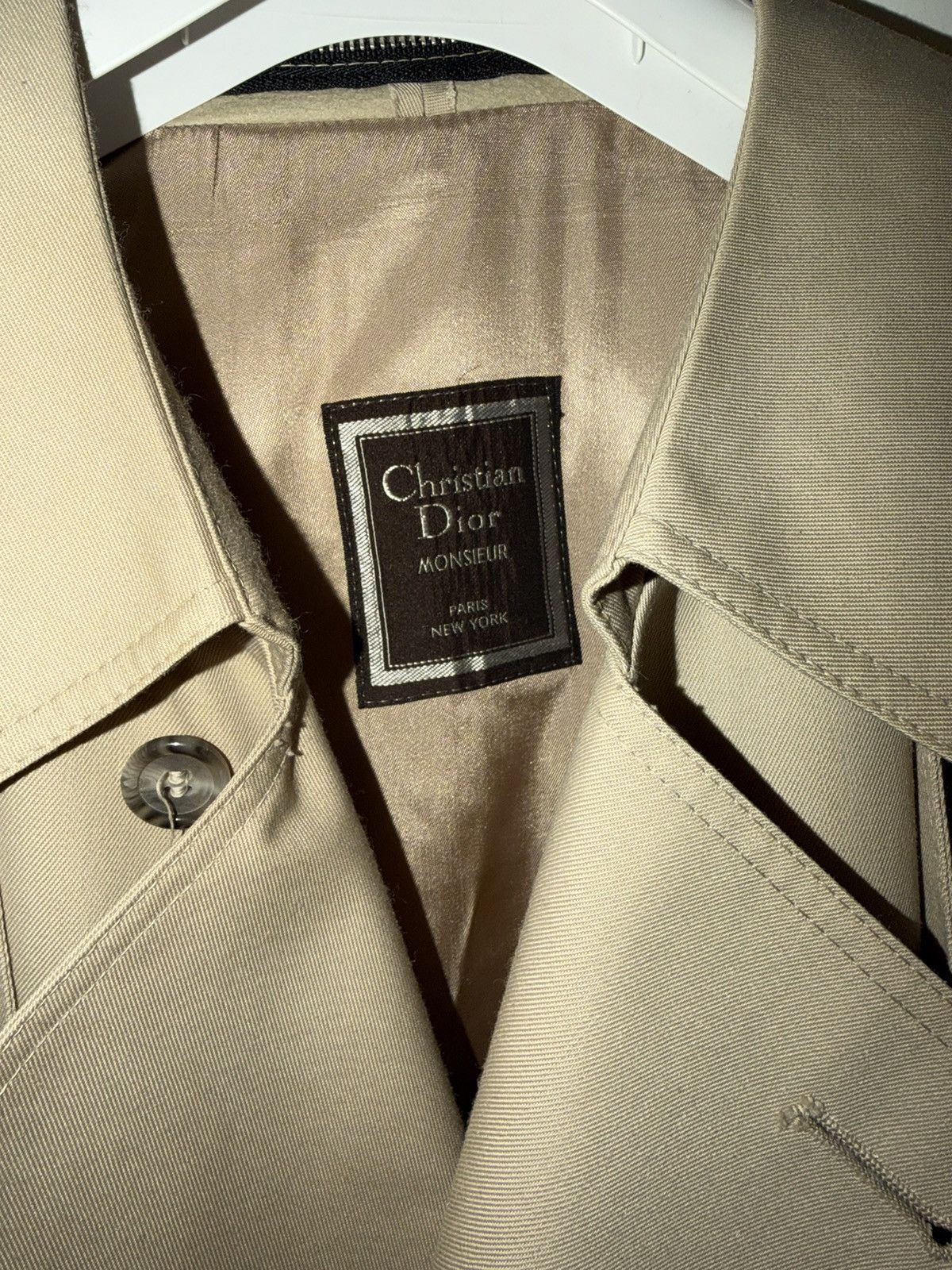 Dior Christian Dior Vintage Beige Trench Coat Size US L / EU 52-54 / 3 - 5 Thumbnail