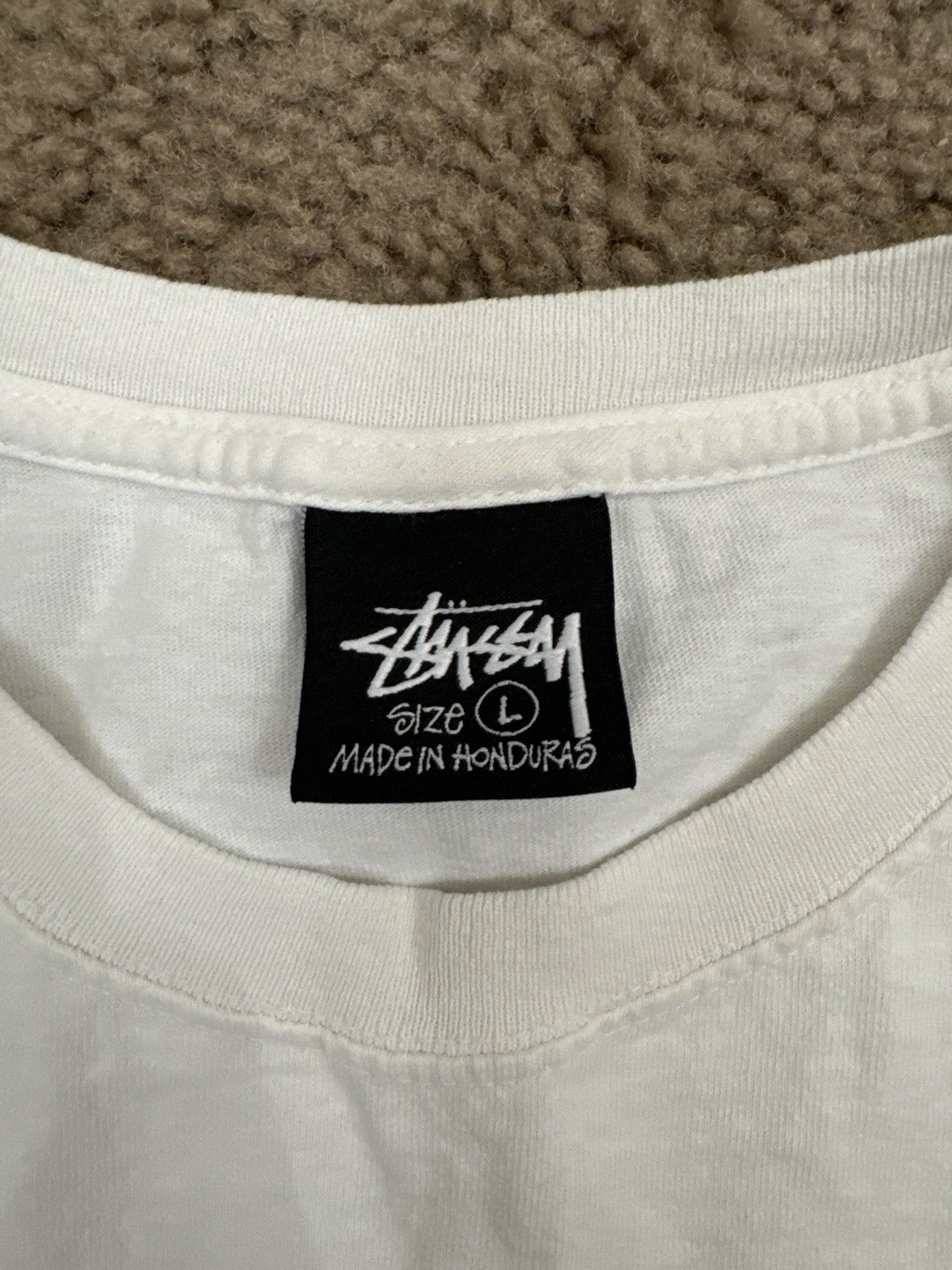 Designer × Stussy Stussy Tee- ‘Stussy Dice Pigment Dyed Tee’ White Size US L / EU 52-54 / 3 - 4 Thumbnail