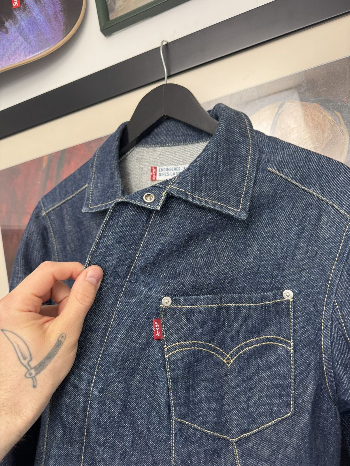Levi's Vintage Levi’s engineered Denim Jacket Vintage Y2k Retro Size US M / EU 48-50 / 2 - 3 Thumbnail