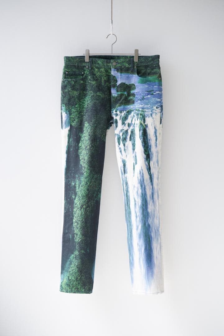 Louis Vuitton LOUIS VUITTON 22SS Virgil "Amen Break" Landscape Denim Pants Size US 38 / EU 54 - 2 Thumbnail