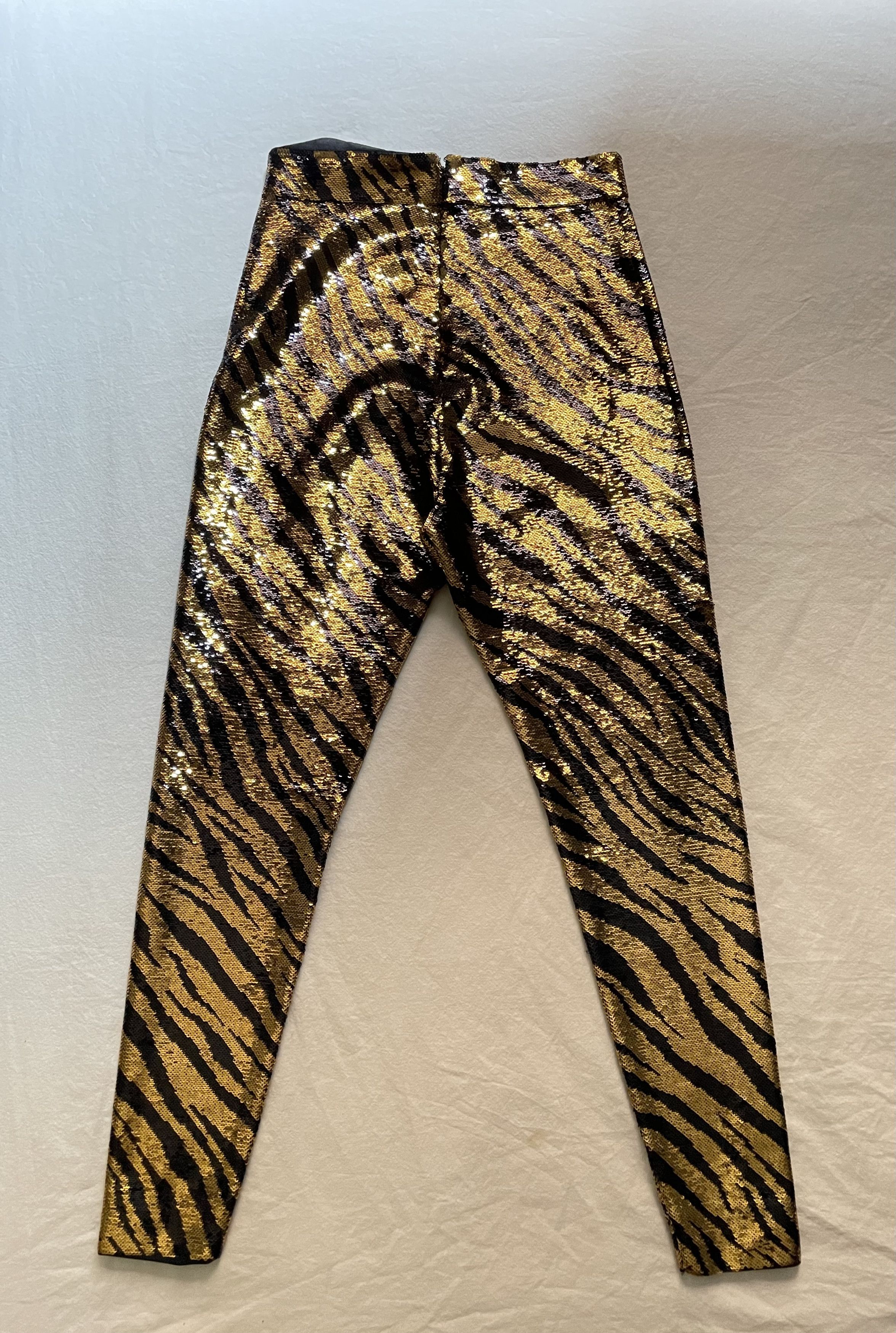 Balenciaga Balenciaga Zebra Sequin Leggings Size 25" / US 0 / IT 36 - 2 Thumbnail
