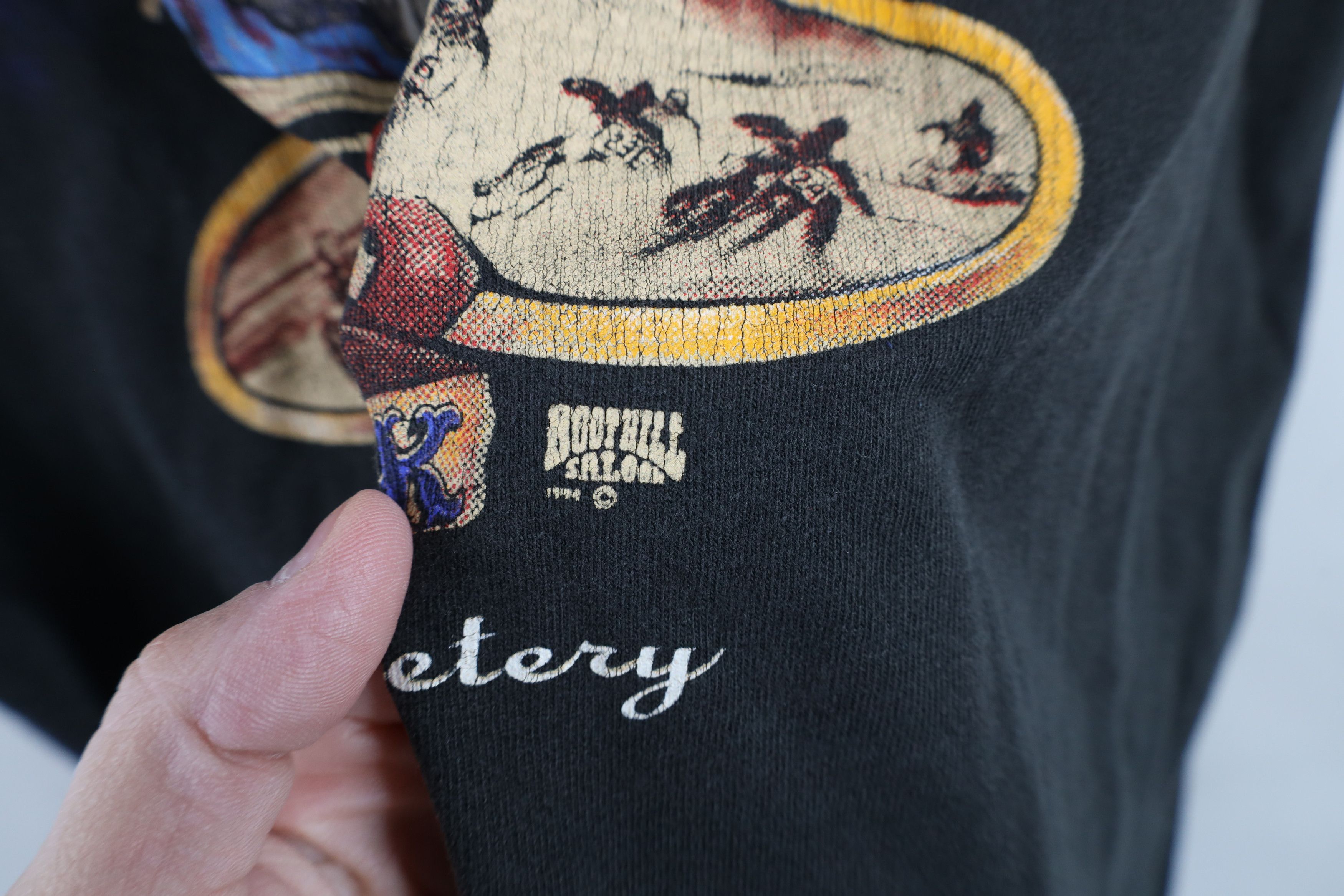 Vintage Vintage 90s 1994 Bike Week Boothill Saloon T-Shirt USA Size US L / EU 52-54 / 3 - 12 Thumbnail