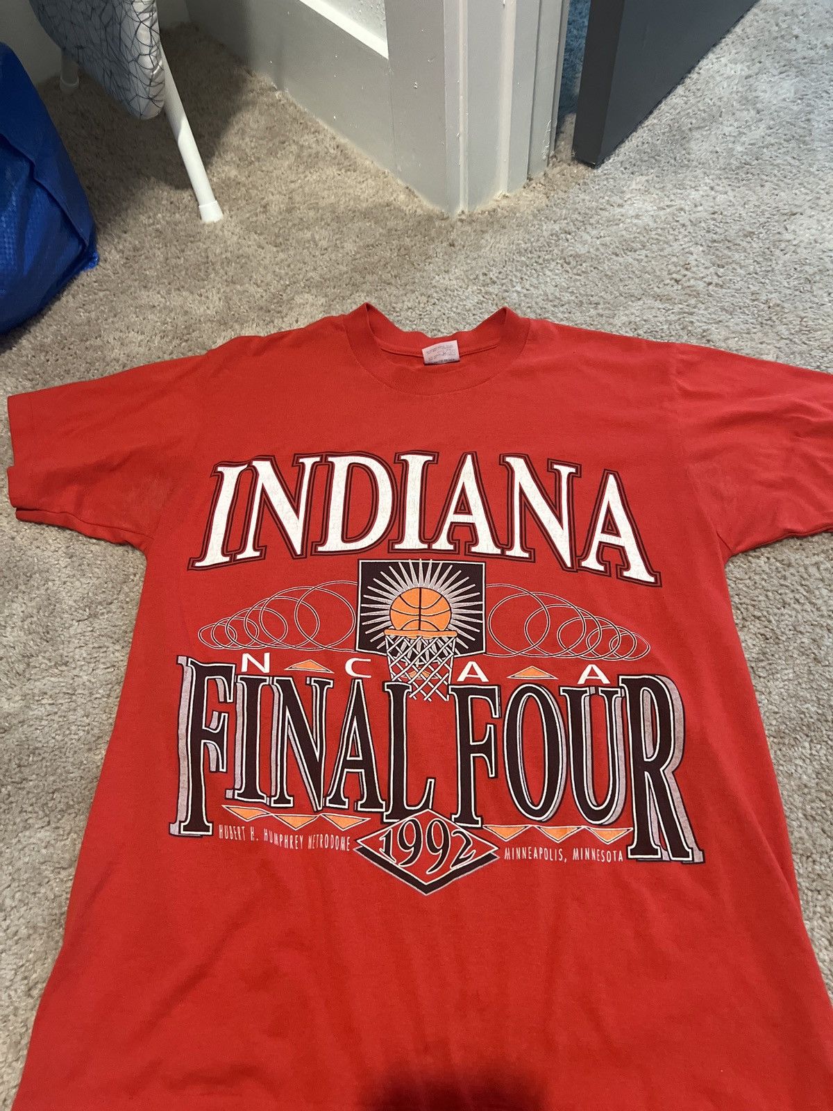 Vintage 1992 Indiana Hoosiers Final 4 Tee Size US L / EU 52-54 / 3 - 1 Thumbnail